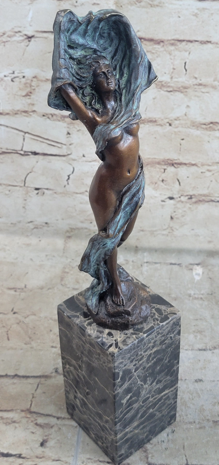 Art Deco By Erte Handcrafted Hot Cast Museum Quality Artwork Bronze Sculpture