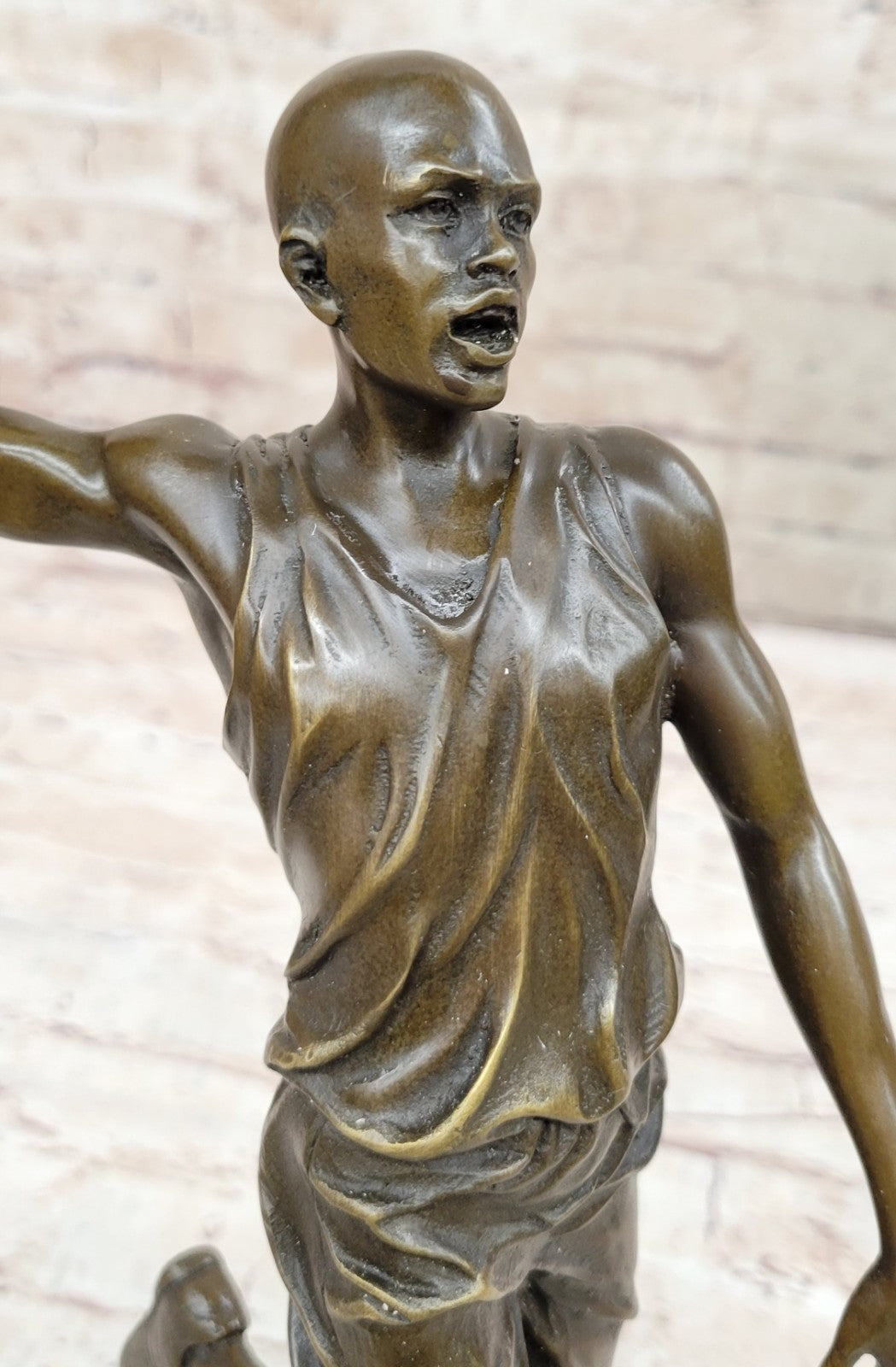 Buy Real Bronze Basketball Player Metal Plaque – Signed Sports Decor Art, 14" – Perfect Gift Sale