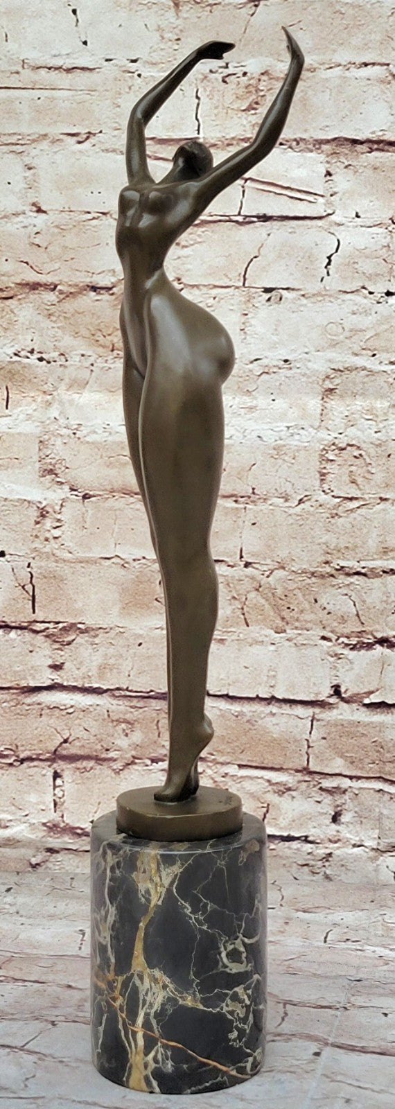 Large Abstract Original Modern Art Abstract Nude Artwork Ballerina Bronze Statue