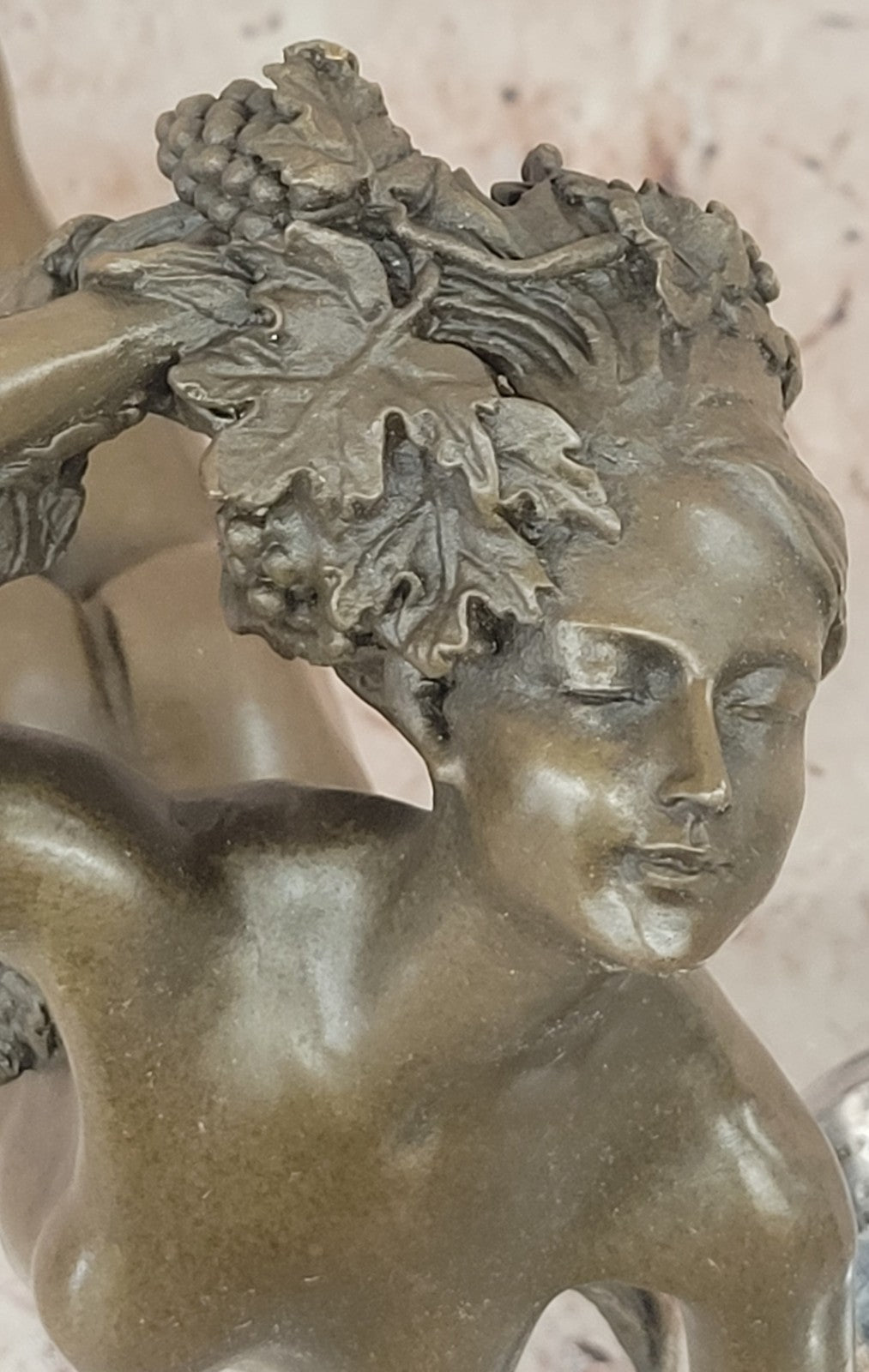 Bronze Jugendstil Akt signiert H.Frishmuth The Vine Bronzefigur Bronzeskulptur