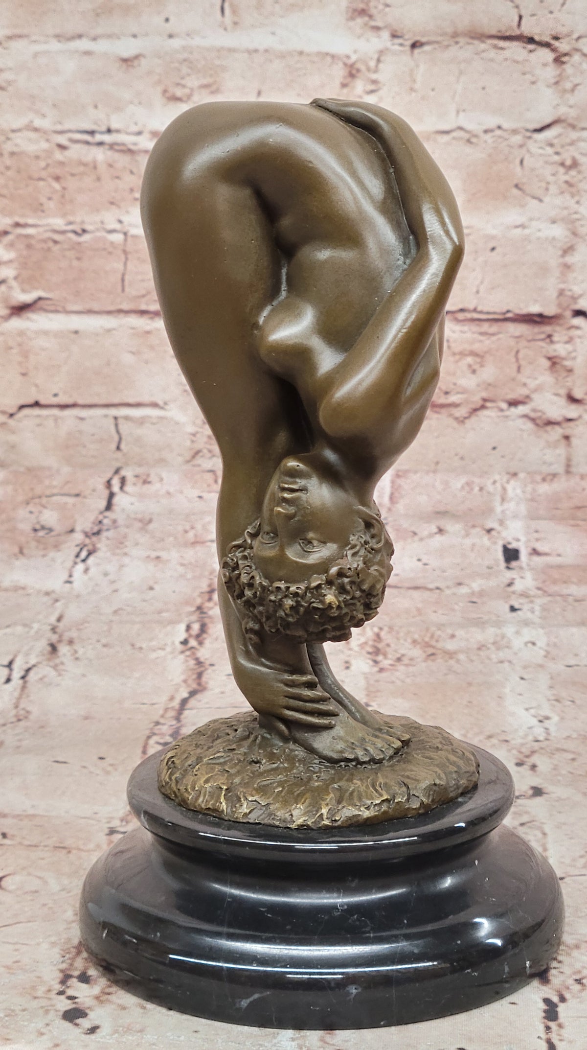 Sexy Nude Bronze Woman Lady Girl Sculpture Statue Art Deco Erotic Female Marble