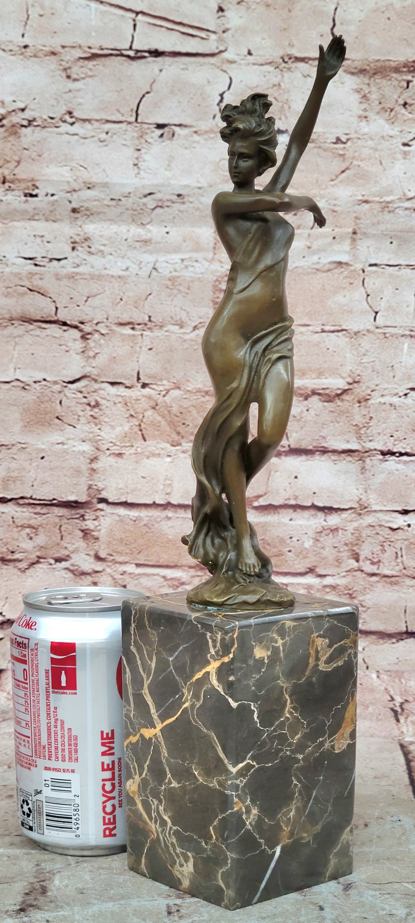 Vienna Bronze Confident Semi Female Bronze Masterpiece Bookend Book End Gift