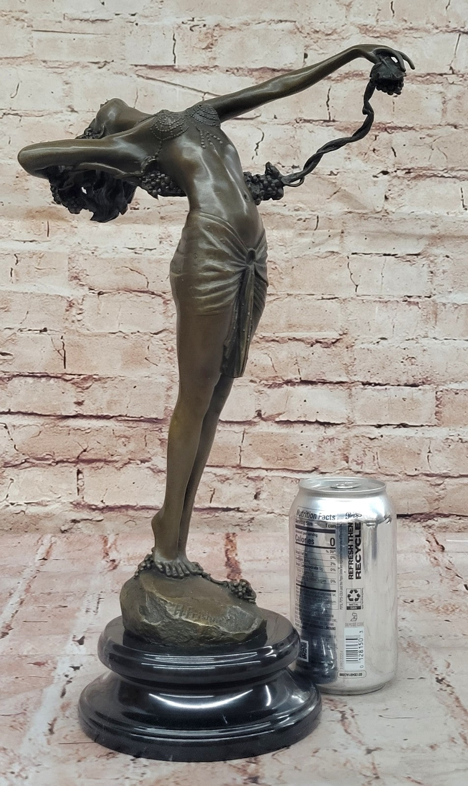 Big Bronze Statue The Vine (1921) Harriet Frishmuth Adorable Masterpiece Art