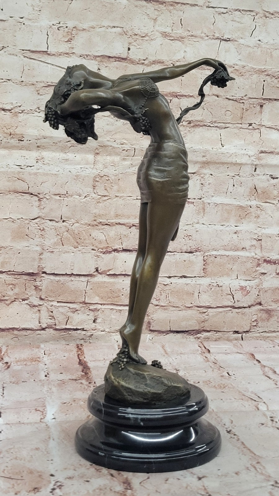 Big Bronze Statue The Vine (1921) Harriet Frishmuth Adorable Masterpiece Art