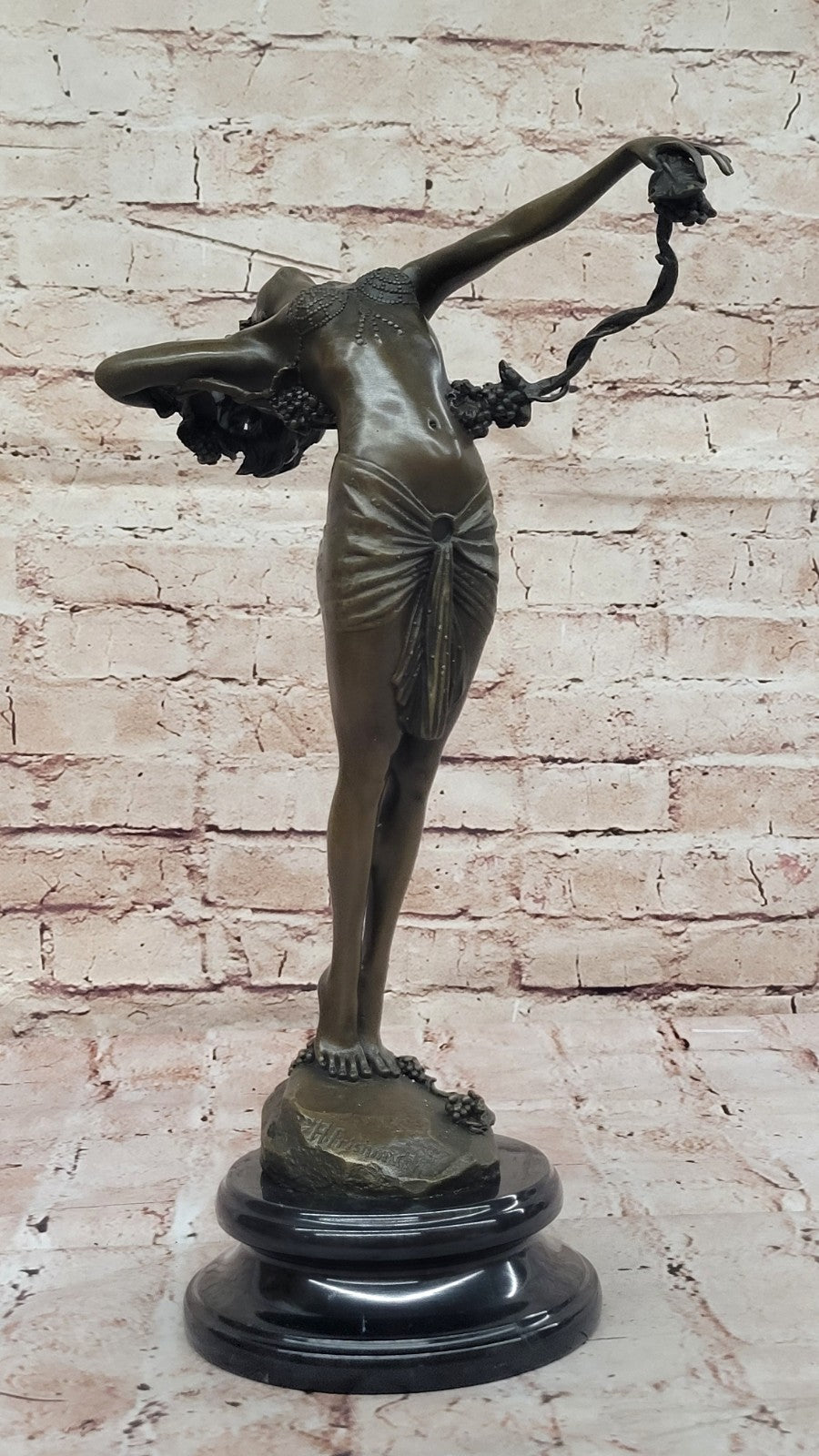 Big Bronze Statue The Vine (1921) Harriet Frishmuth Adorable Masterpiece Art