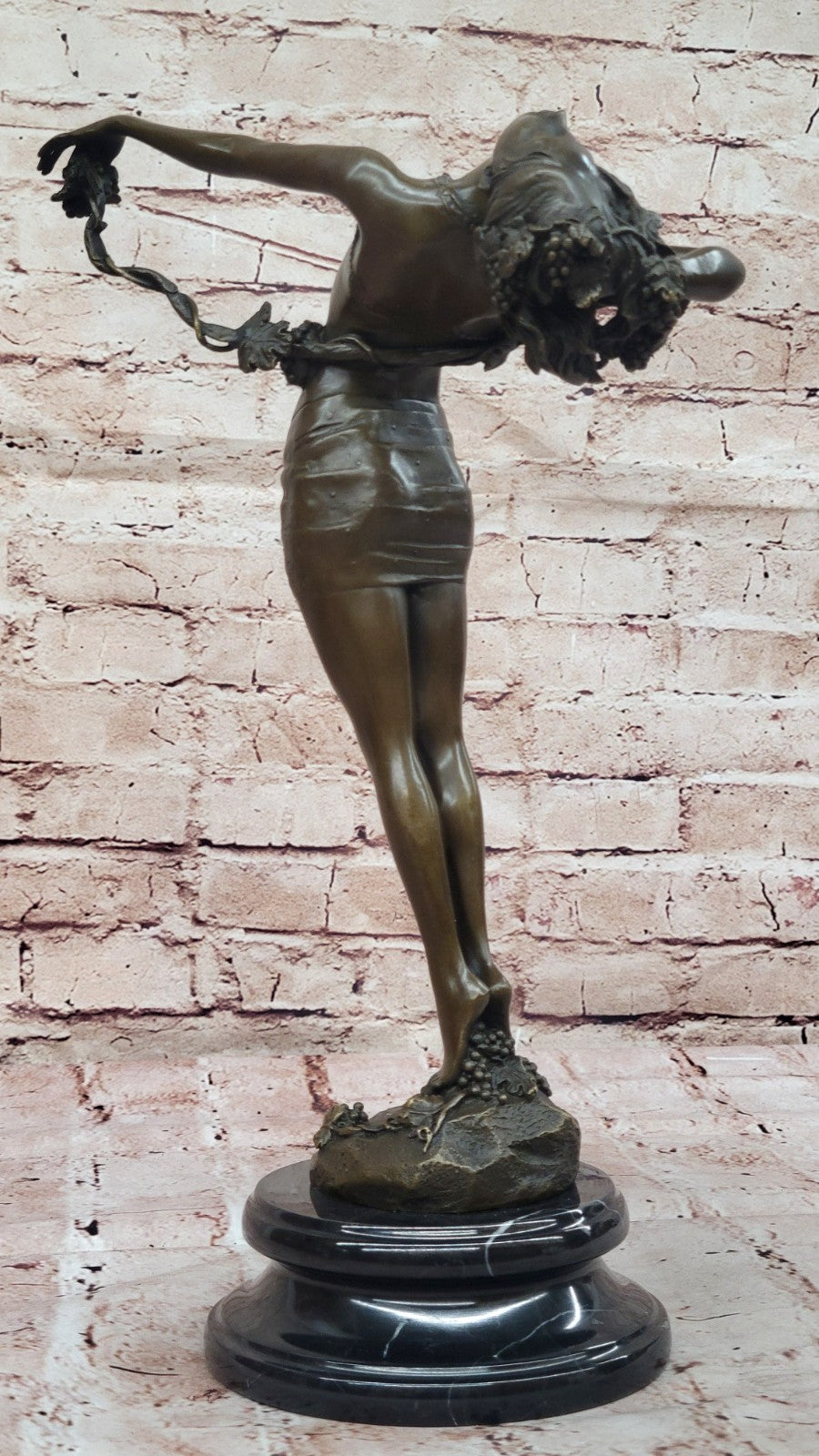 Big Bronze Statue The Vine (1921) Harriet Frishmuth Adorable Masterpiece Art
