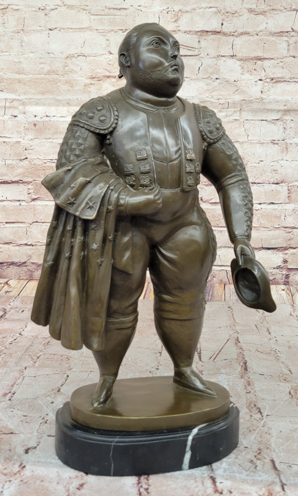 Real Bronze Matador Bullfight Spanish Botero Mexican Bull Figurines Sale