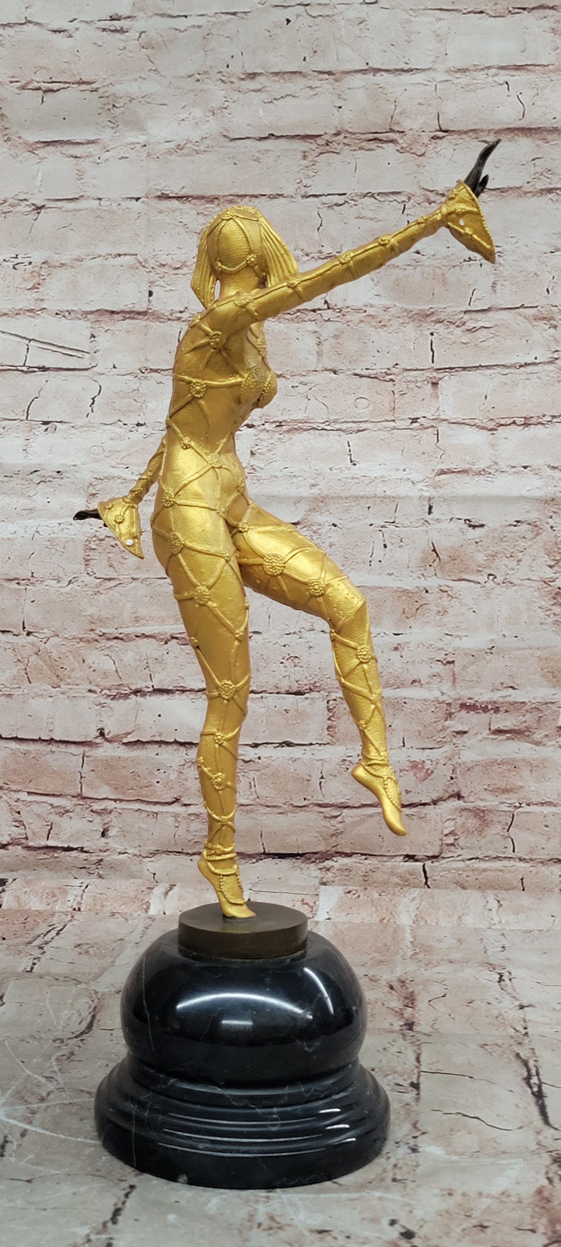 Demetre Chiparus Art Deco Bronze Statue 1920 Style Museum Quality Artwork
