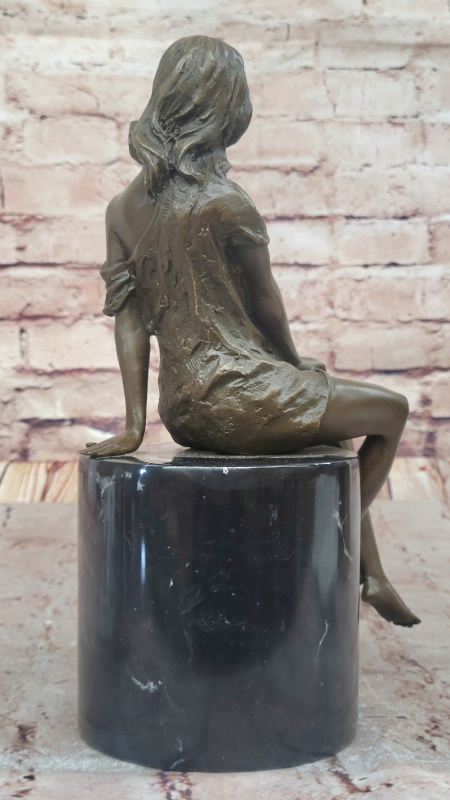 Miguel Lopez or Milo Bronze Nude Woman Sculpture - Detailed Artwork Collectible