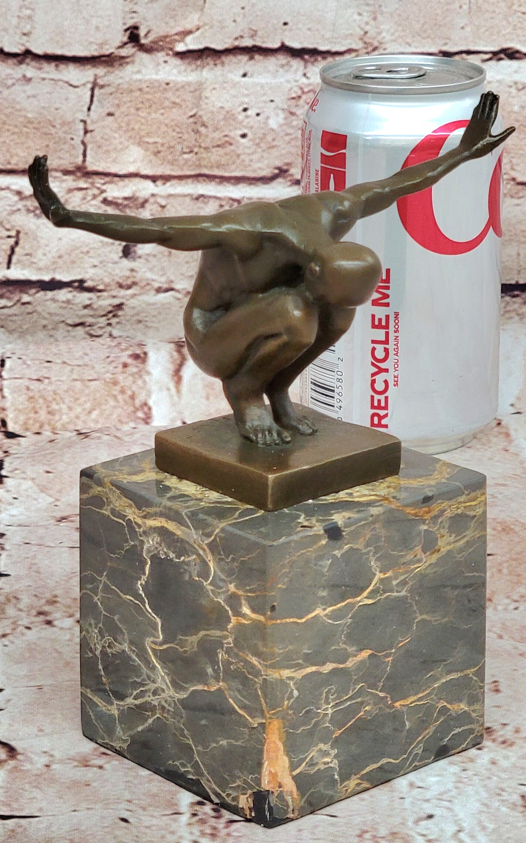 Milo`s Striking Bronze Sculpture: The Athlete, a Testament to Male Athleticism