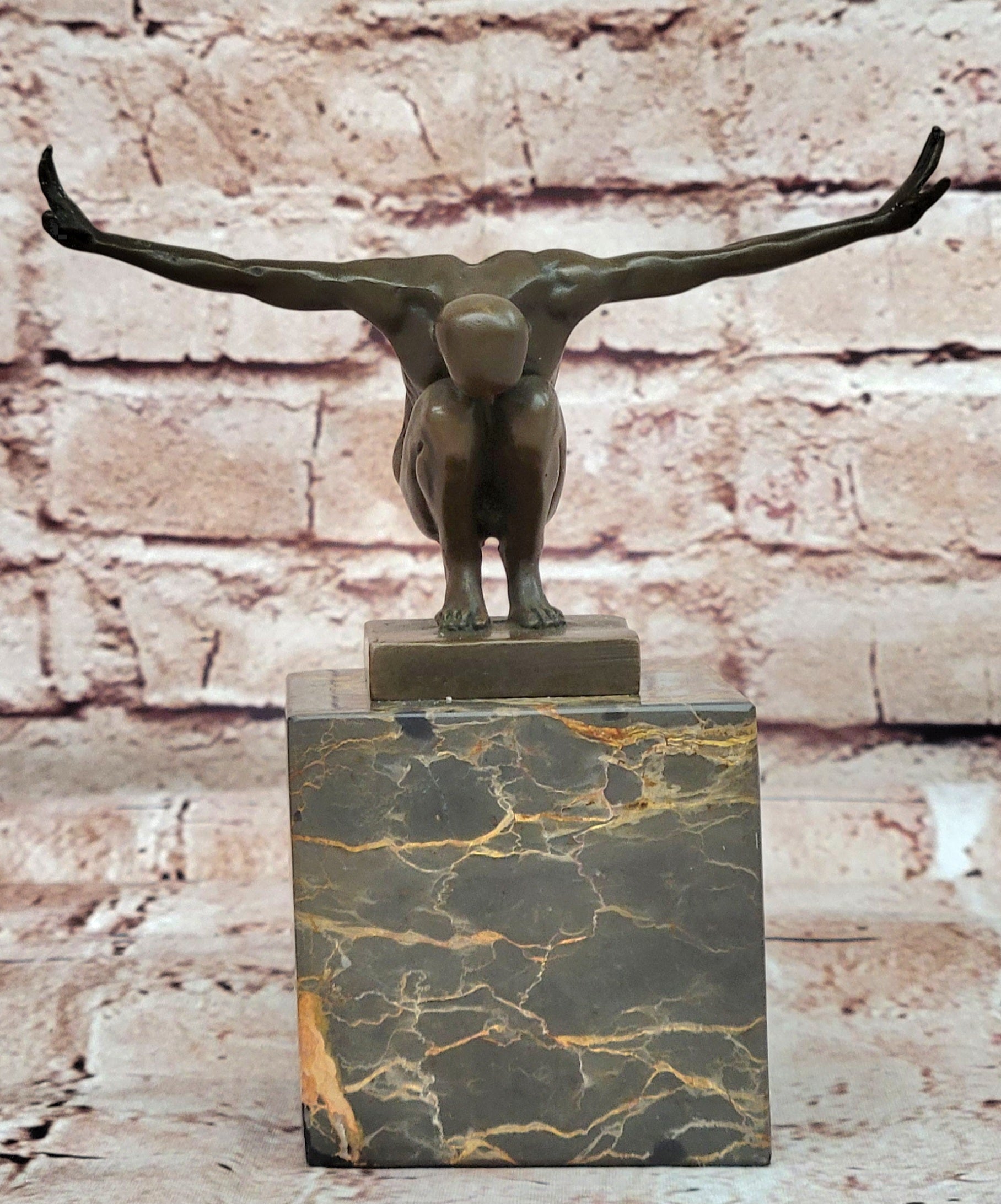 Milo`s Striking Bronze Sculpture: The Athlete, a Testament to Male Athleticism
