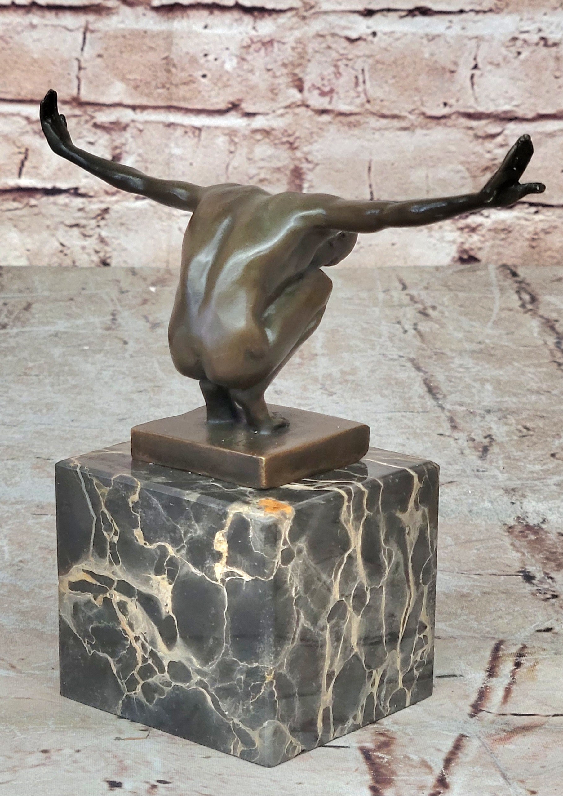 Milo`s Striking Bronze Sculpture: The Athlete, a Testament to Male Athleticism
