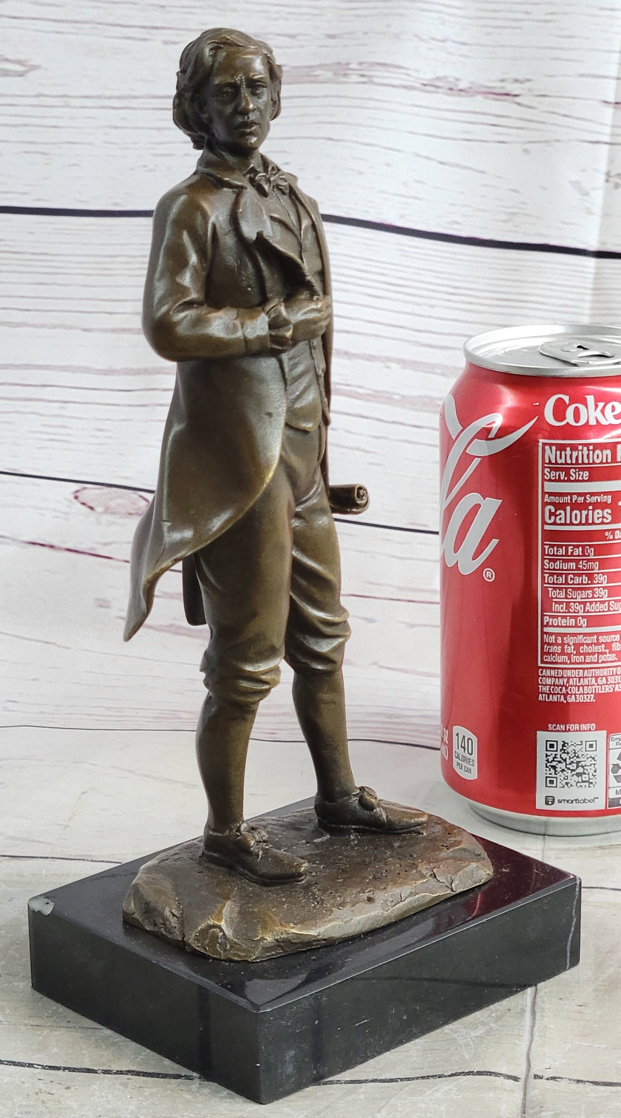 Thomas Jefferson Solid Bronze Statue – Authentic Home & Office Decor