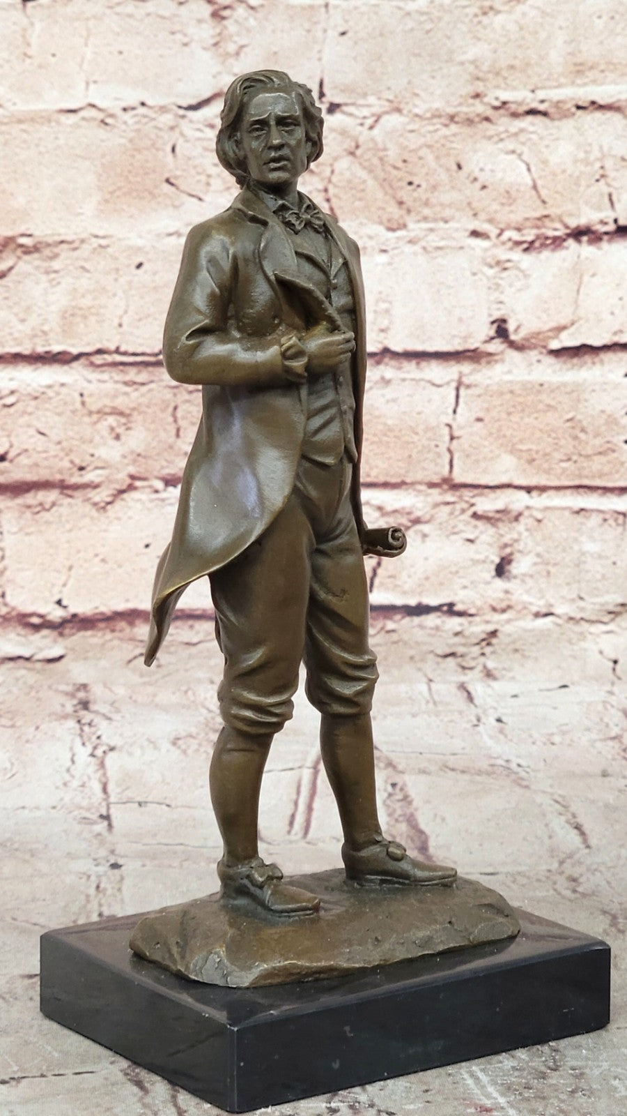 Chopin Genuine 100% Genuine Solid Bronze Home Office Decoration Decor Statue