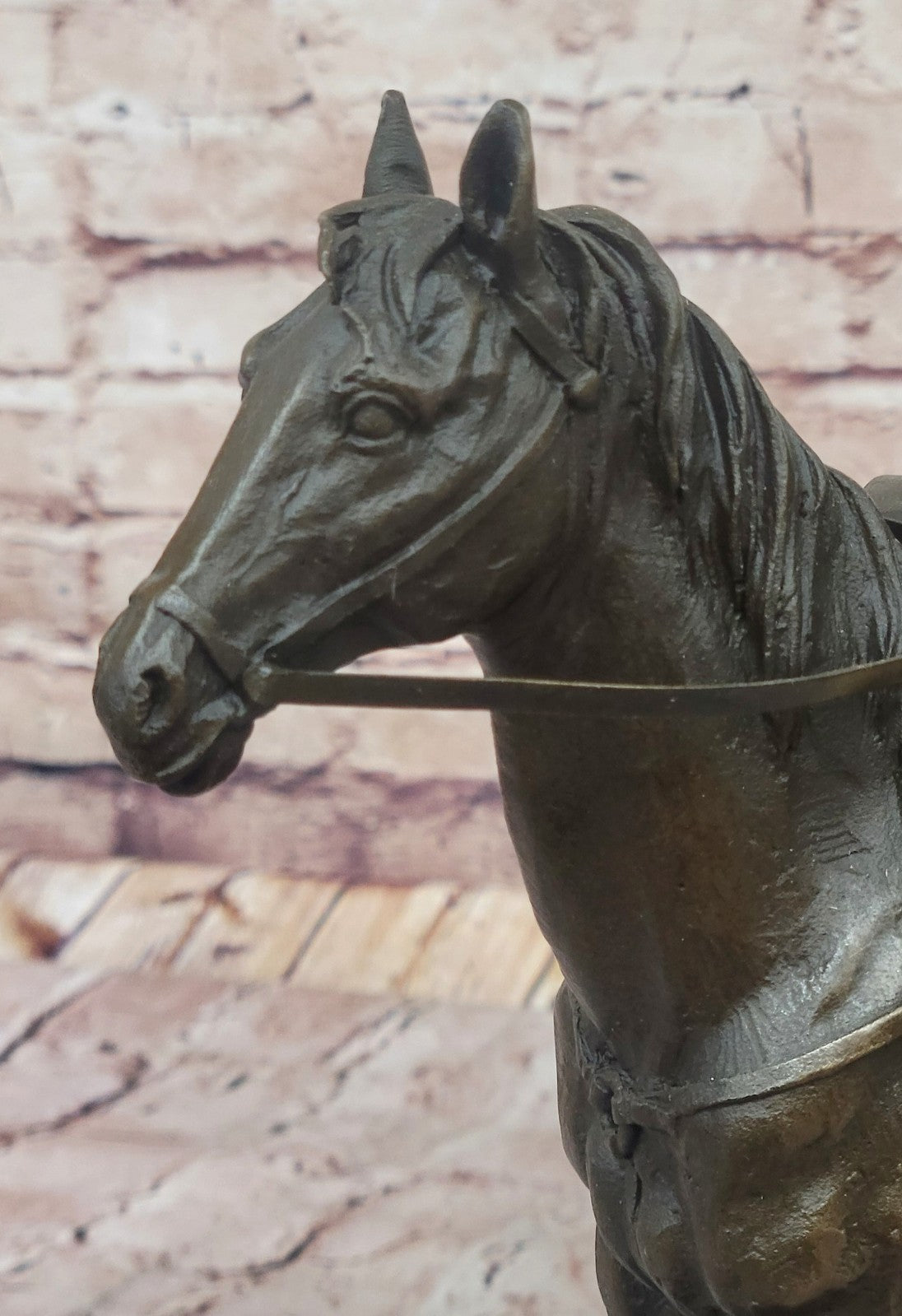 Art Deco Western Art Remington Tribute Lost Wax Method Marble Base Figurine Sale