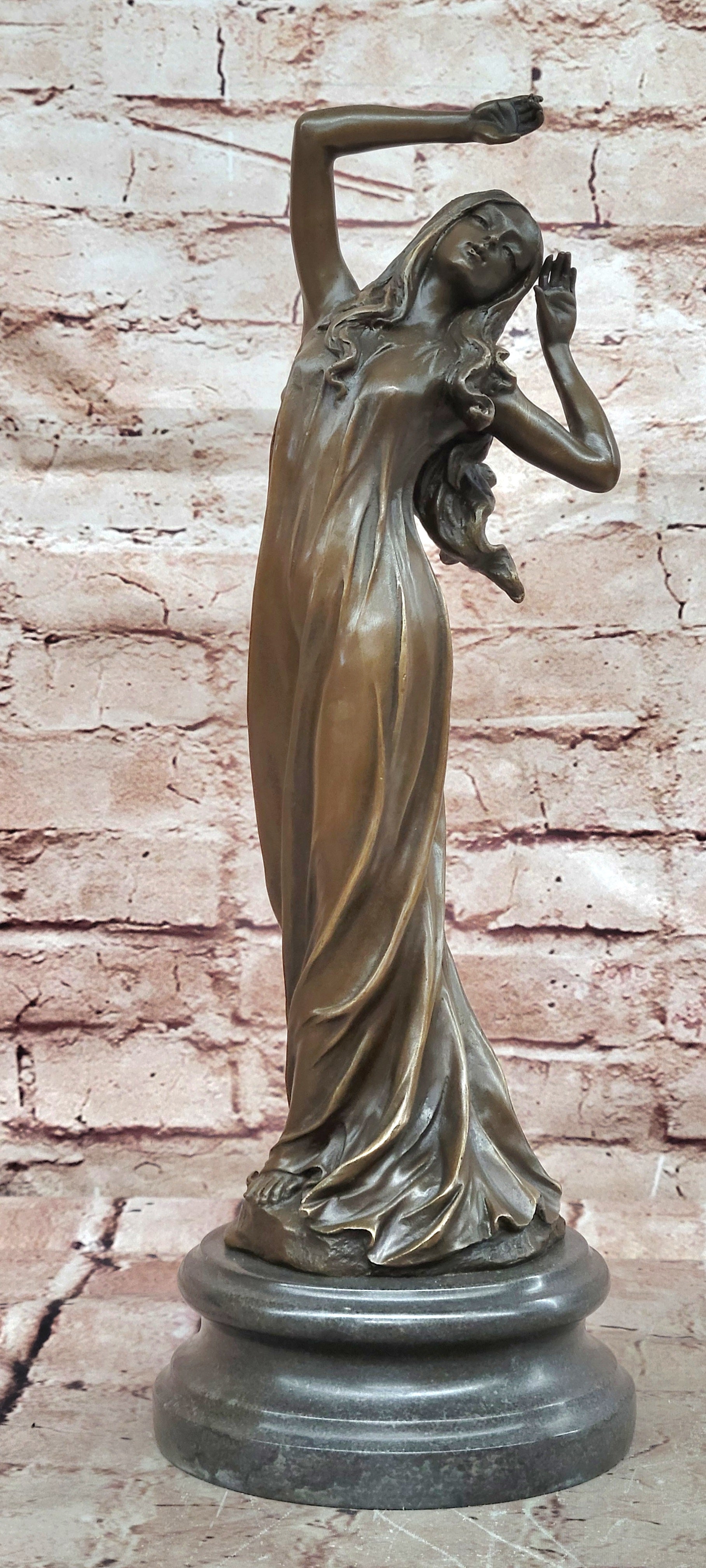 Museum Quality Cesaro Mother Nature Bronze Sculpture Hot Cast Collectible