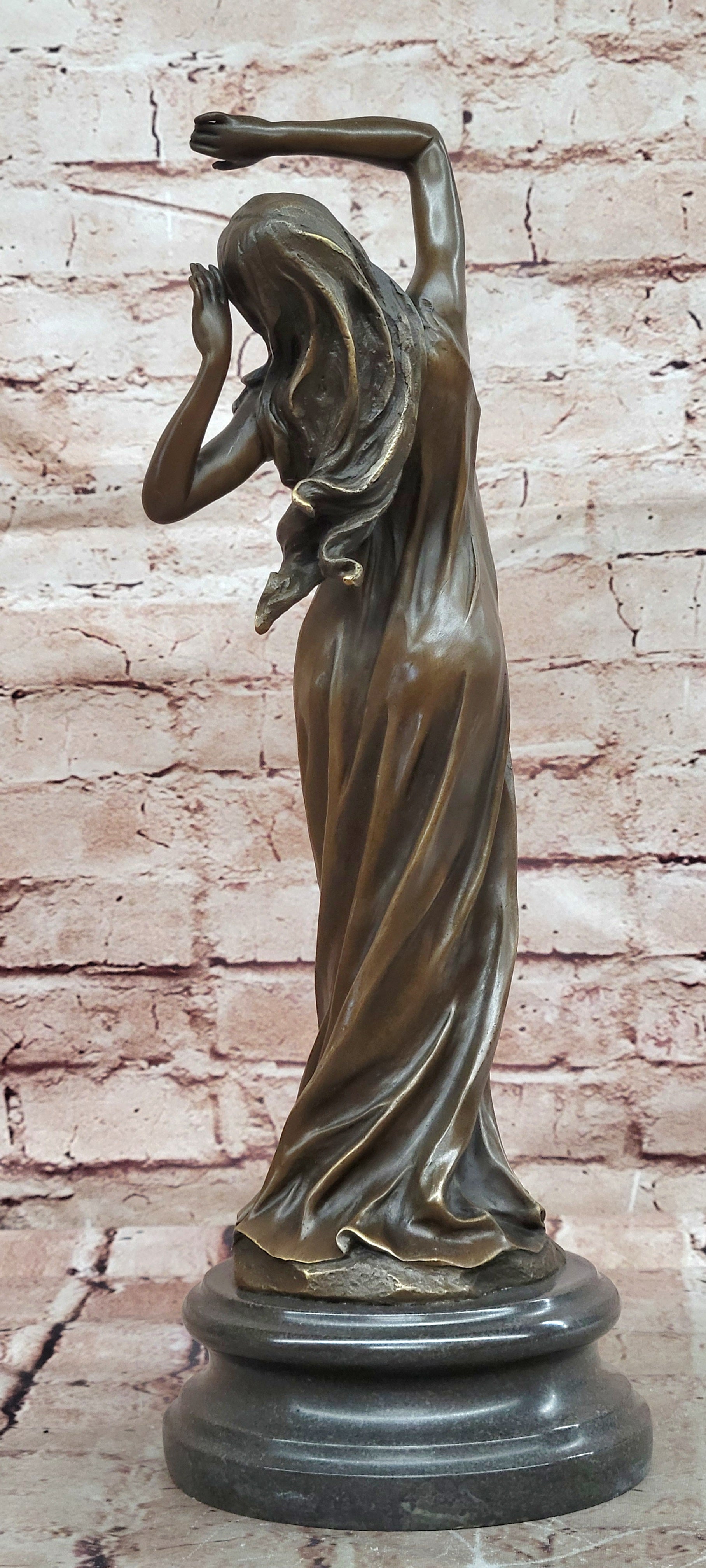 Museum Quality Cesaro Mother Nature Bronze Sculpture Hot Cast Collectible