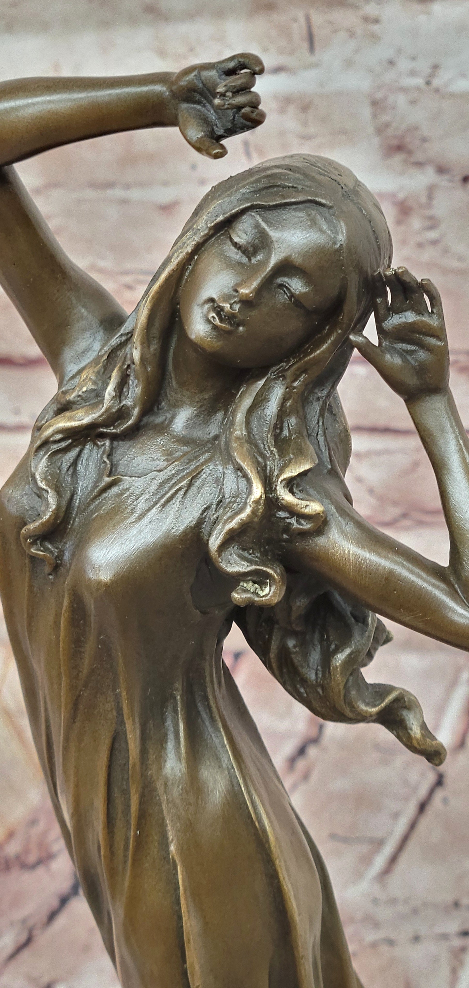 Museum Quality Cesaro Mother Nature Bronze Sculpture Hot Cast Collectible
