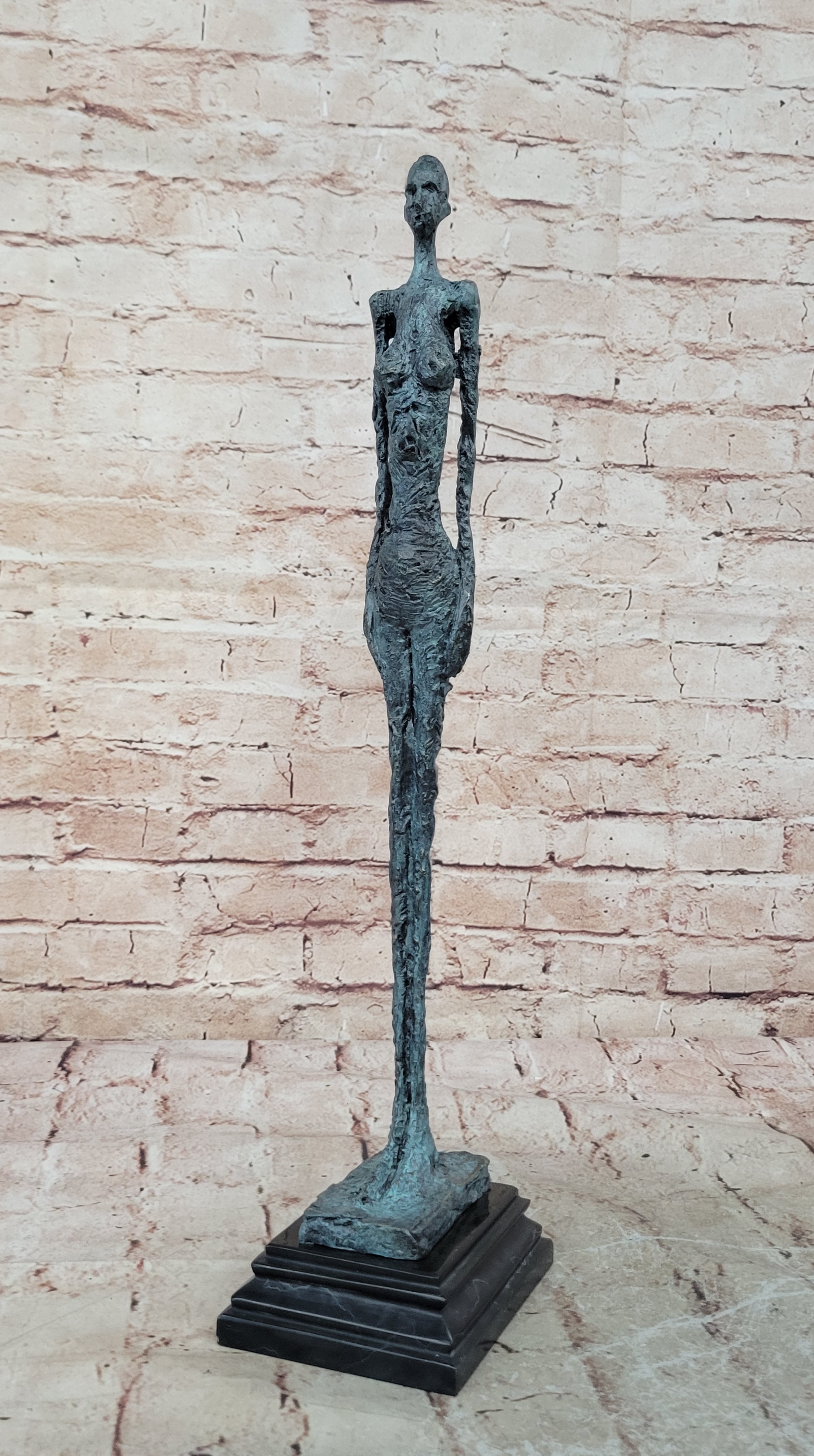 Walking Stick Abstract Modern Art Extra Large Genuine Bronze Museum Artwork