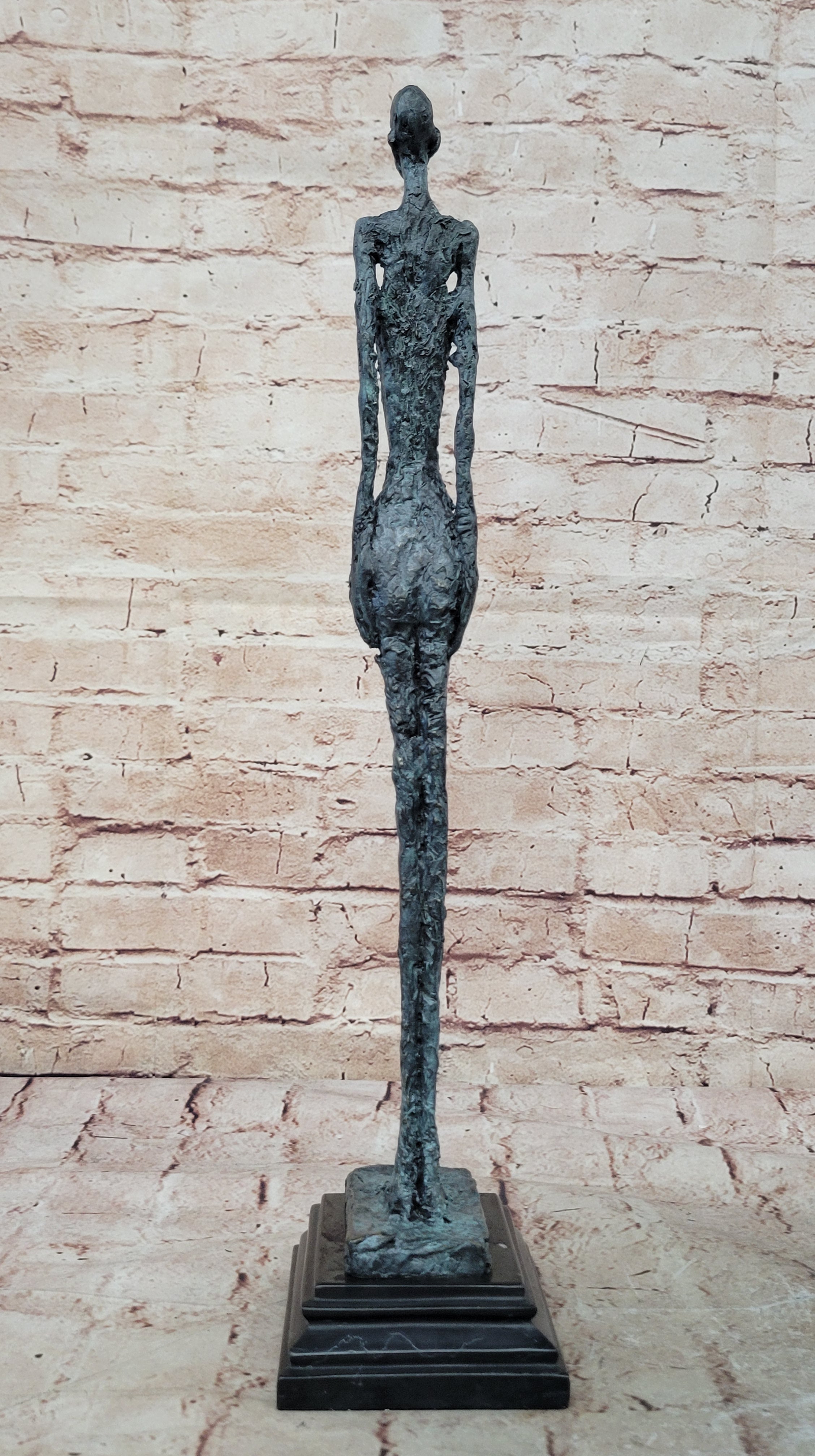 Walking Stick Abstract Modern Art Extra Large Genuine Bronze Museum Artwork