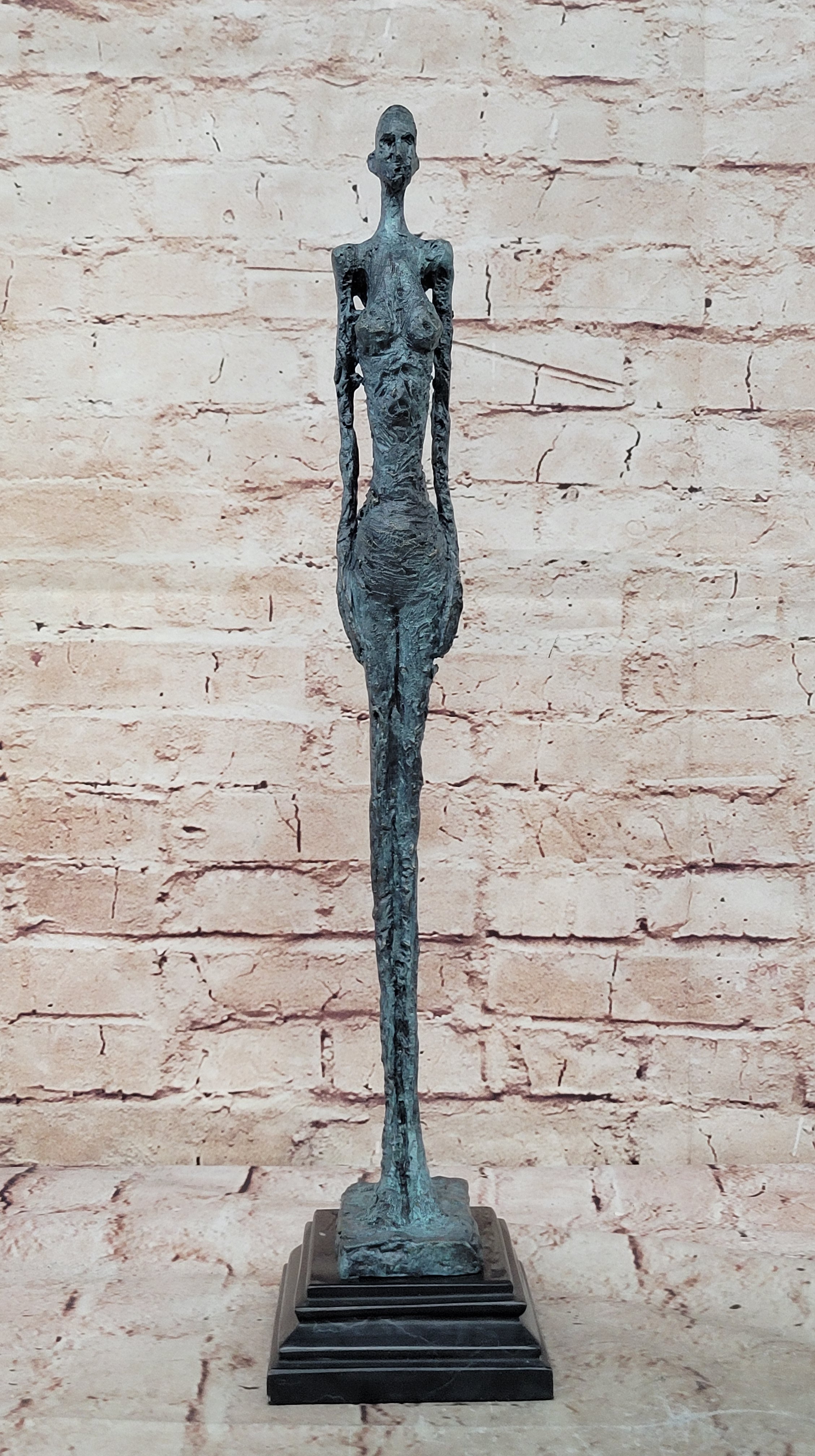 Walking Stick Abstract Modern Art Extra Large Genuine Bronze Museum Artwork