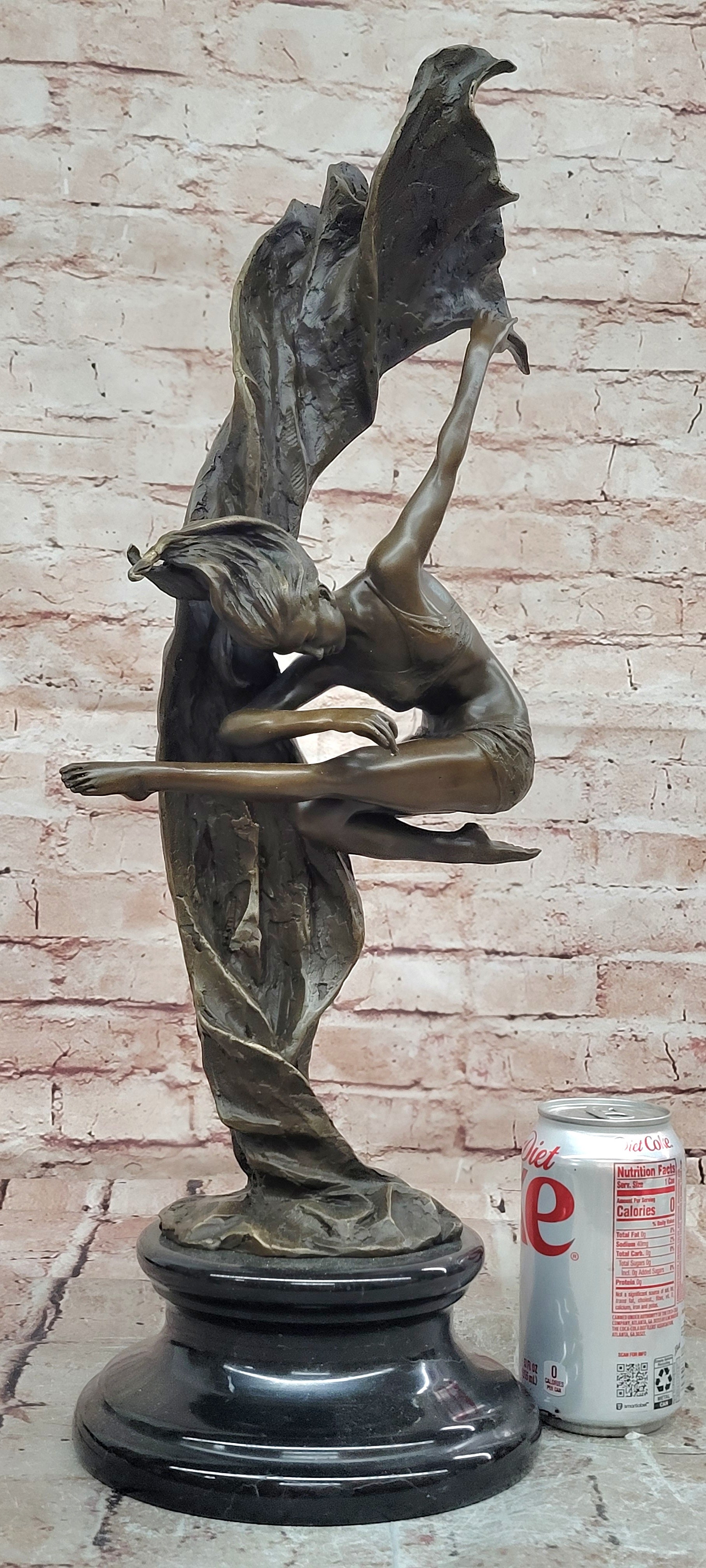 Cesaro Bronze Gymnast Figurine Sport Lover Hot Cast Museum Quality Artwork