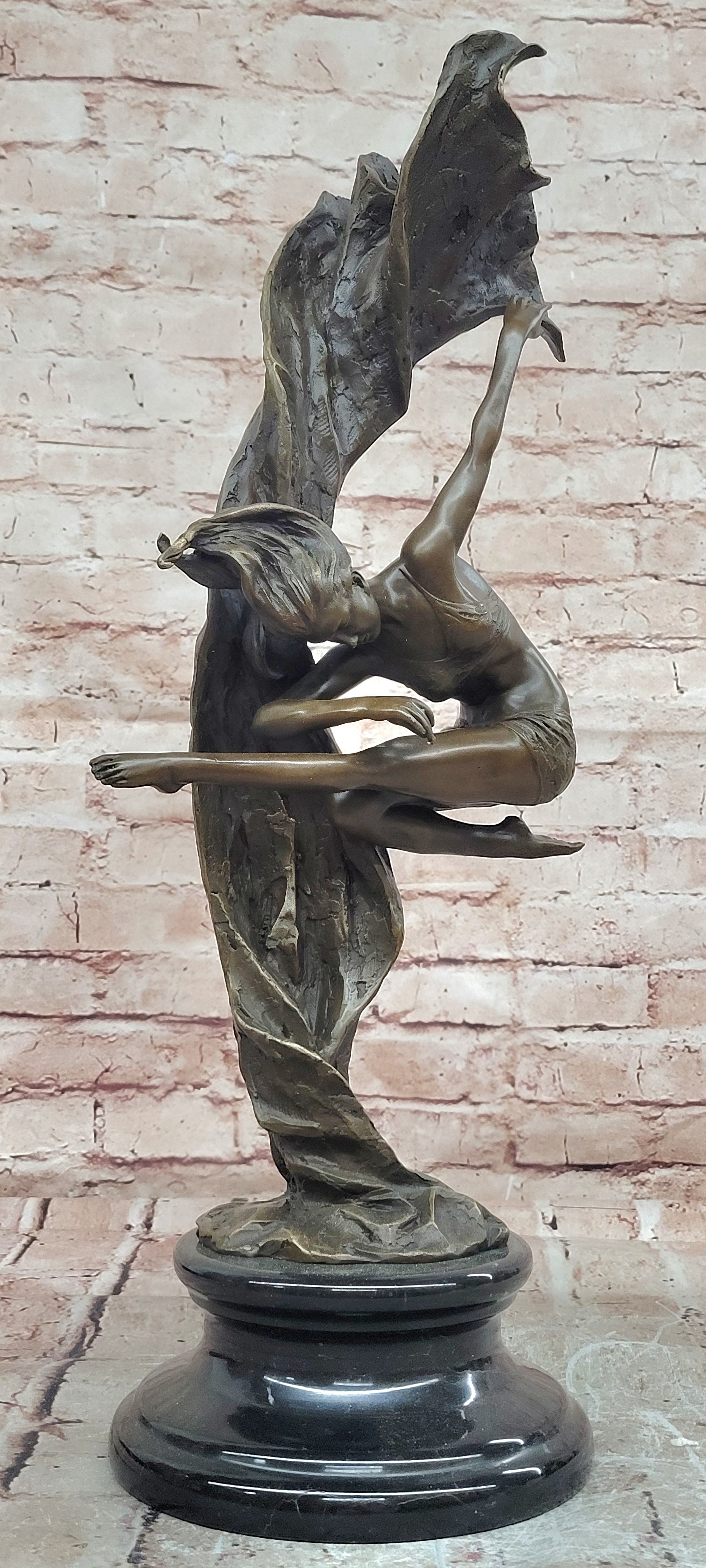 Cesaro Bronze Gymnast Figurine Sport Lover Hot Cast Museum Quality Artwork