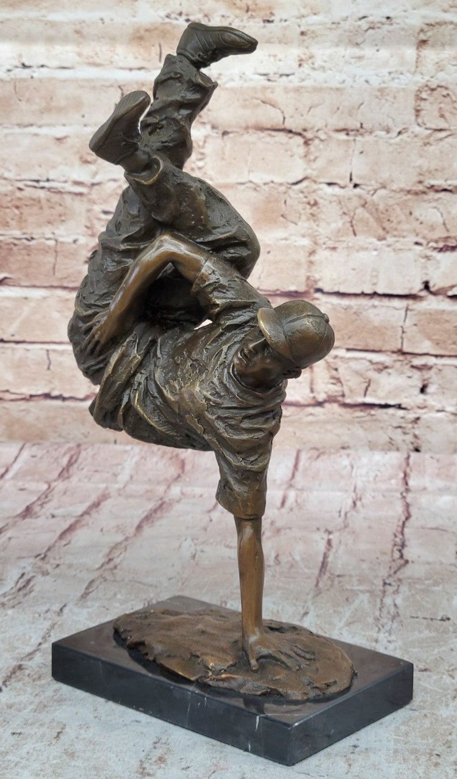 Signed Original Vibrant sculptures celebrate breakdancing culture Gift Decor