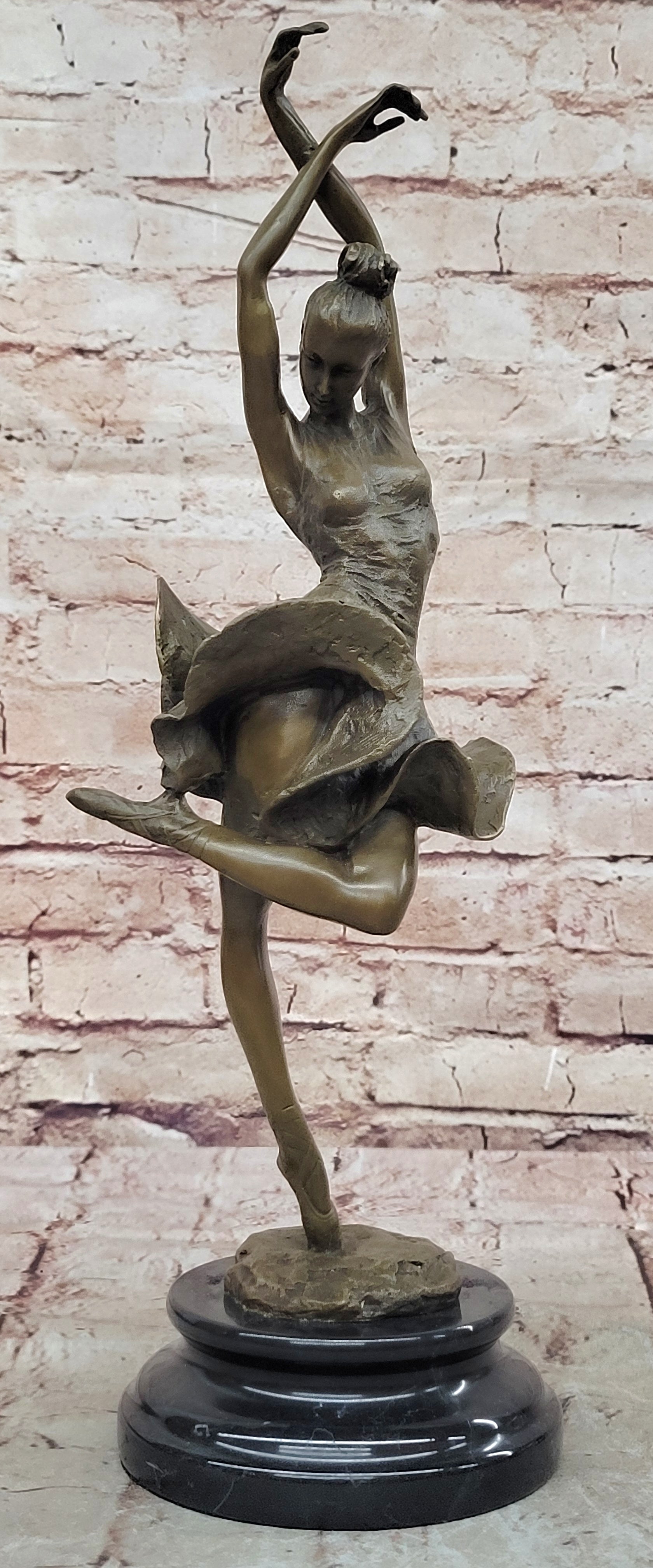 EDGAR DEGAS BALLERINA DANCER REAL VINTAGE BRONZE STATUE SCULPTURE FIGURINE SALE GIFT