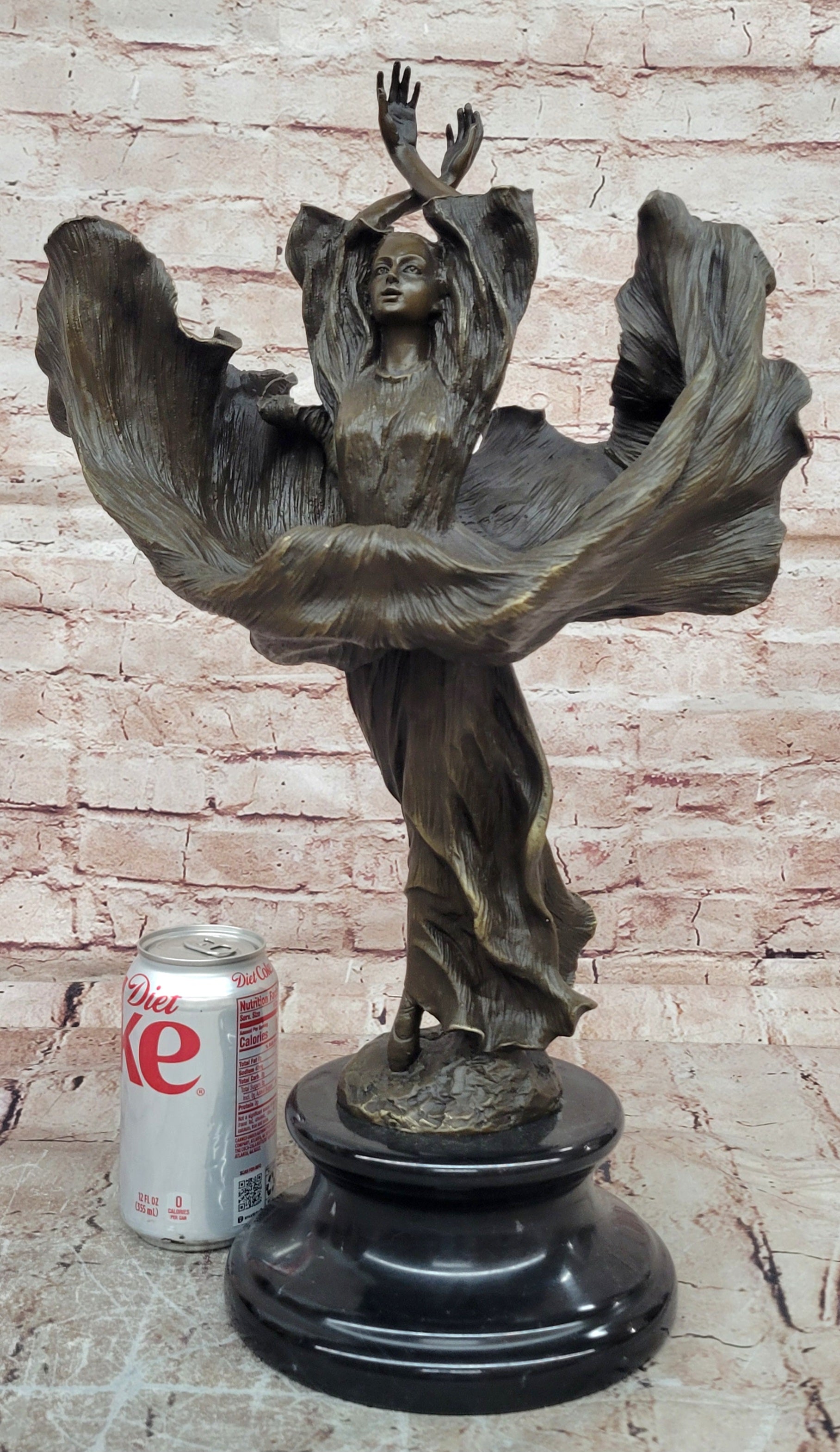 Signed Aldo Vitaleh Bronze Fashion Figure Museum Quality Artwork