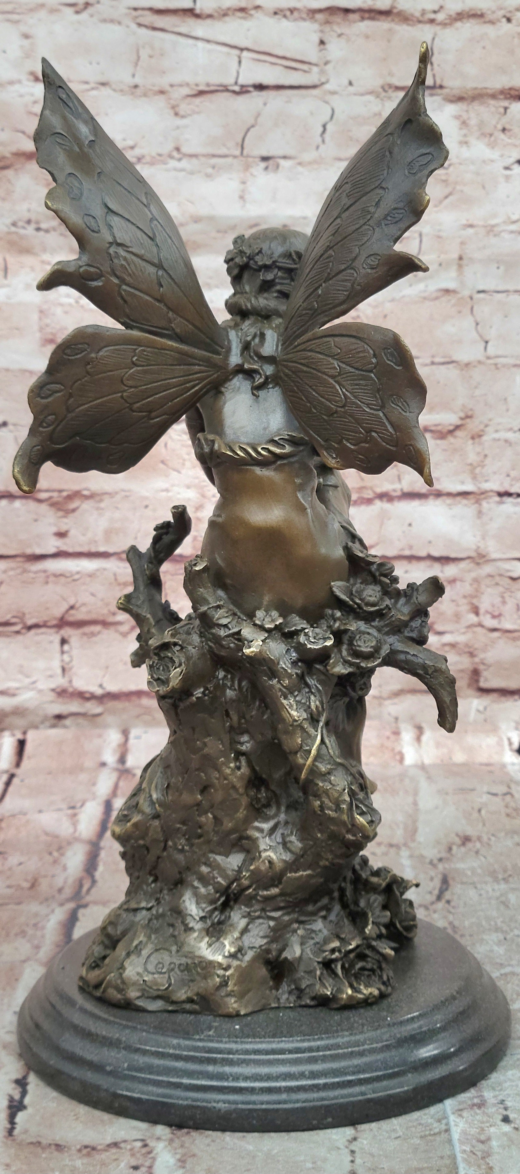 Cesaro Winged Fairy Bronze Statue Highly Detailed Mythical Artwork Art