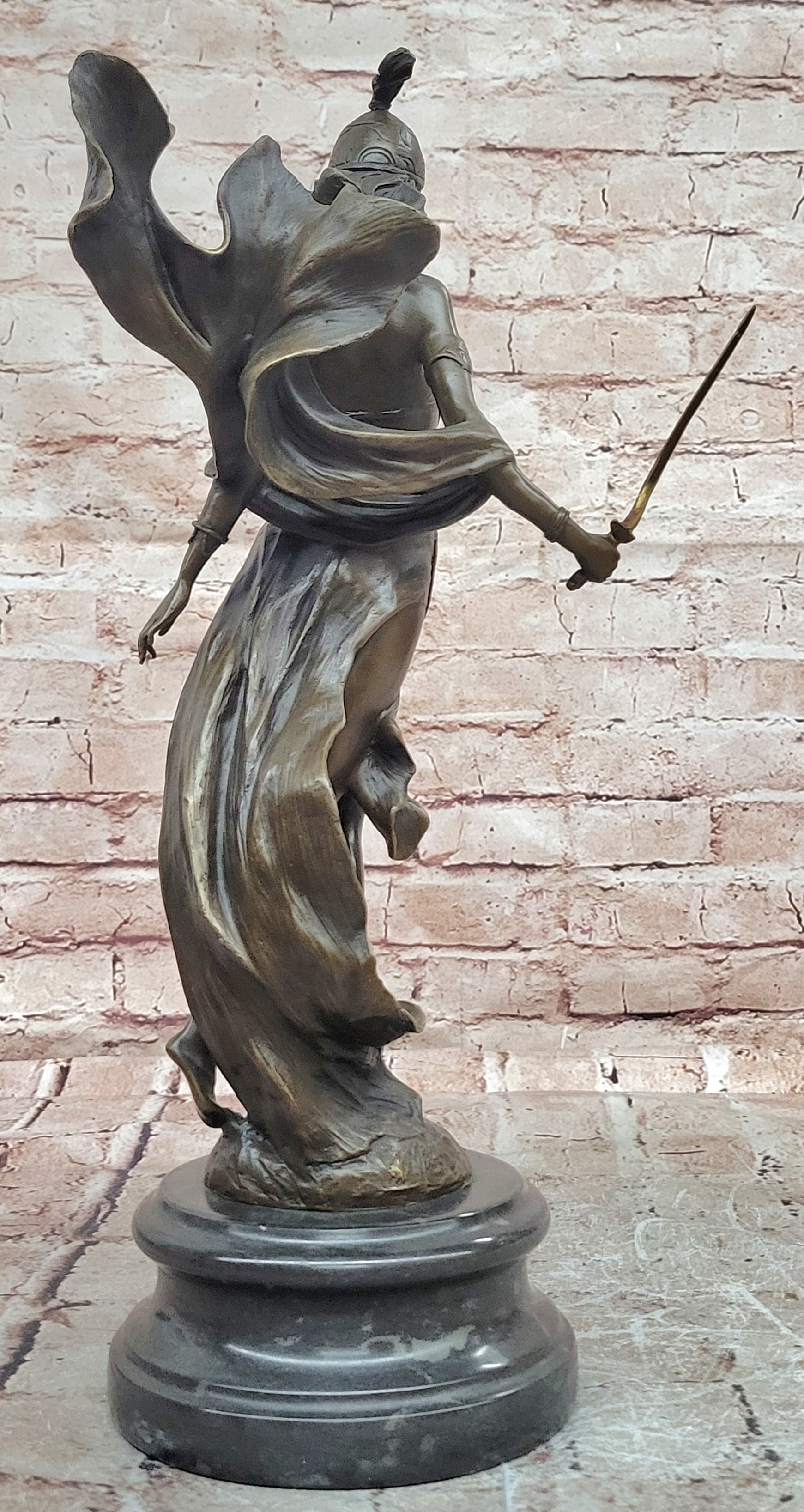 Signed Milo Bronze Sword Dancer Sculpture Detailed Fine Art Collector Piece