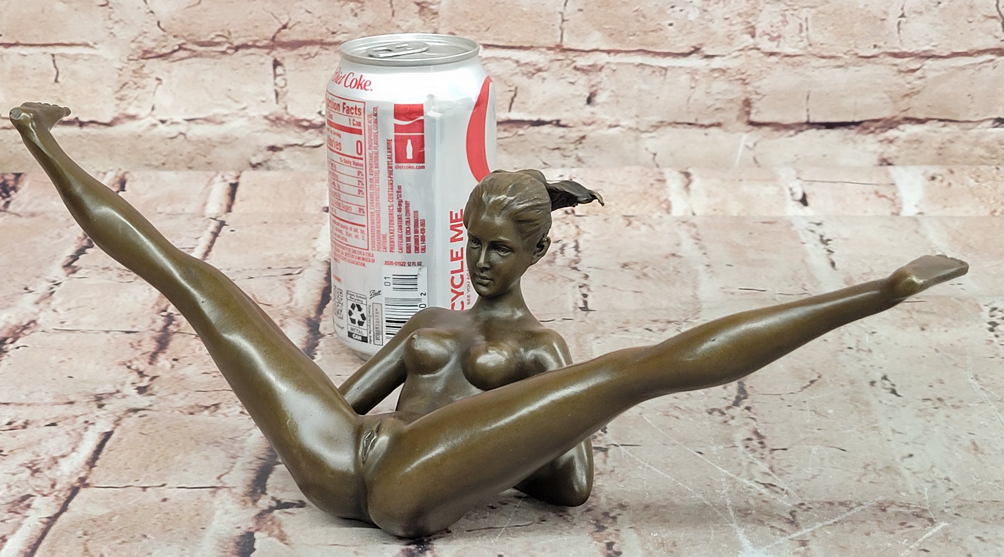 Elegant Bronze Nude Female Statue Juno Nake Hot Cast Artwork Art