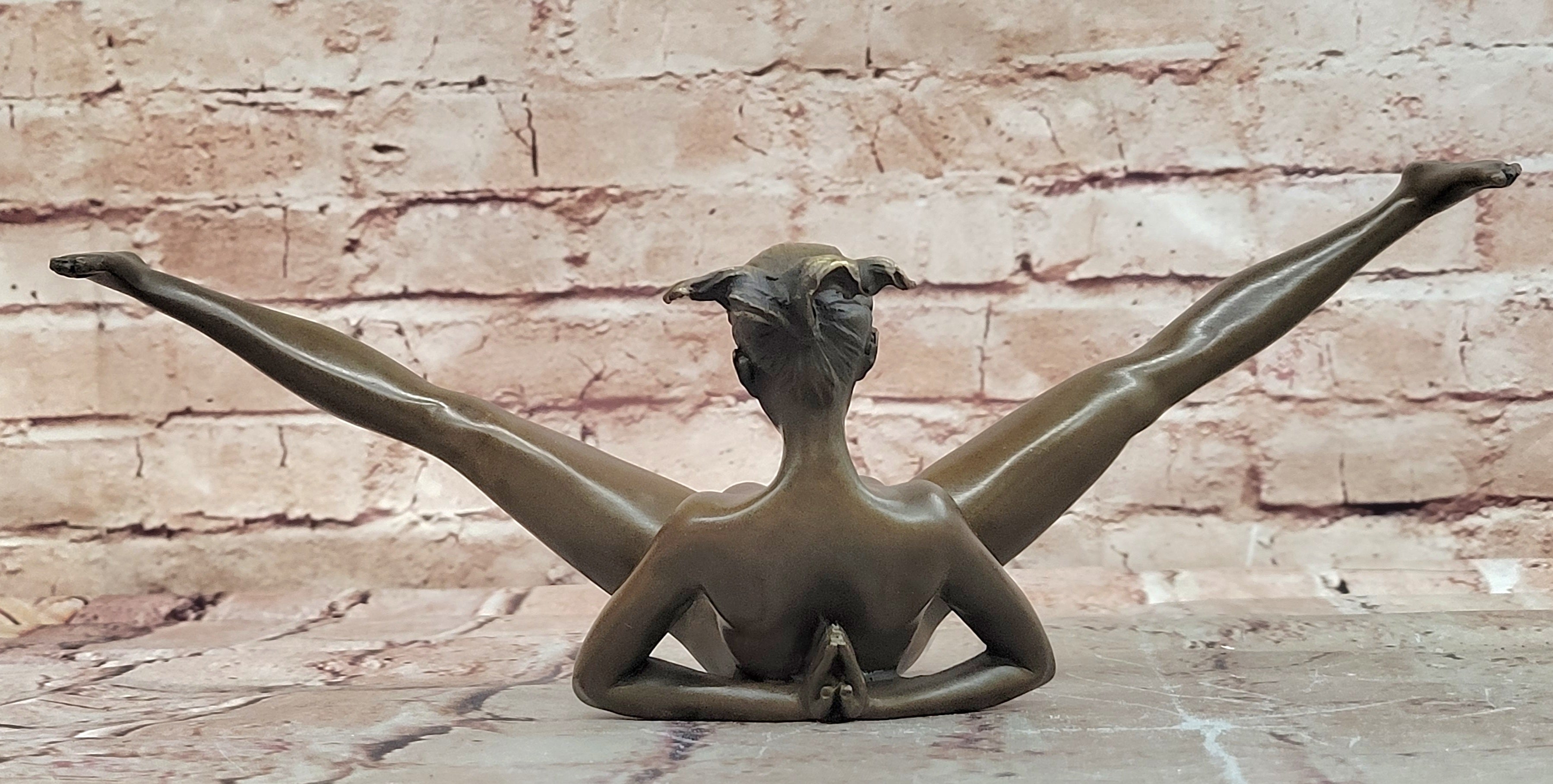 Elegant Bronze Nude Female Statue Juno Nake Hot Cast Artwork Art