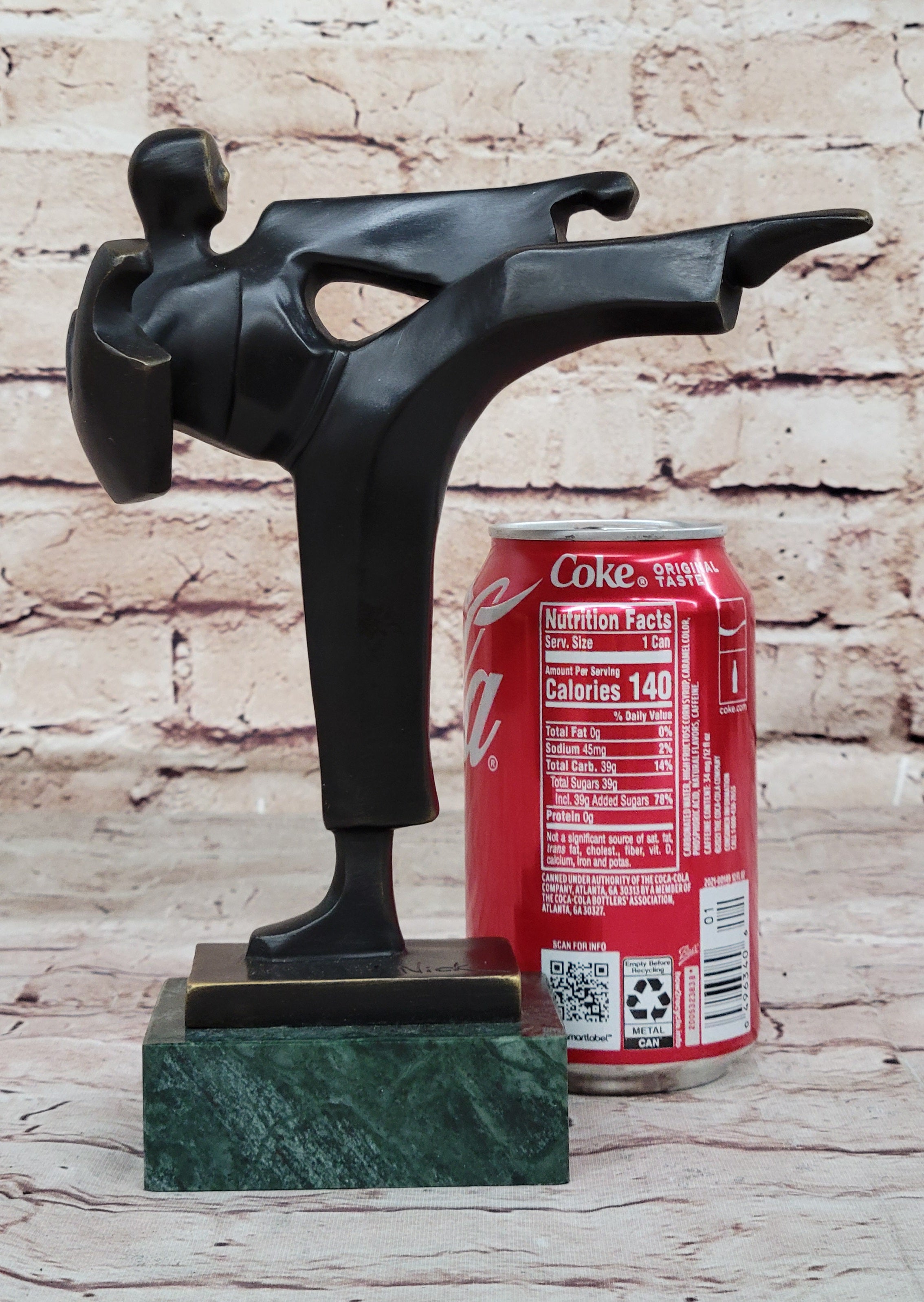 European Finery Design Bronze excellent Man exercise martial arts karate Statue