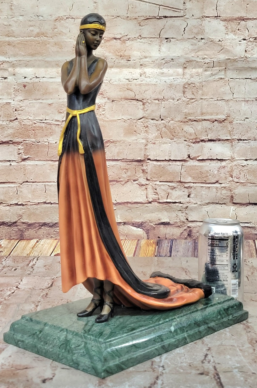 Large Size Bronze art nouveau statue Nymph of the Fields Made by Lost Wax Statue