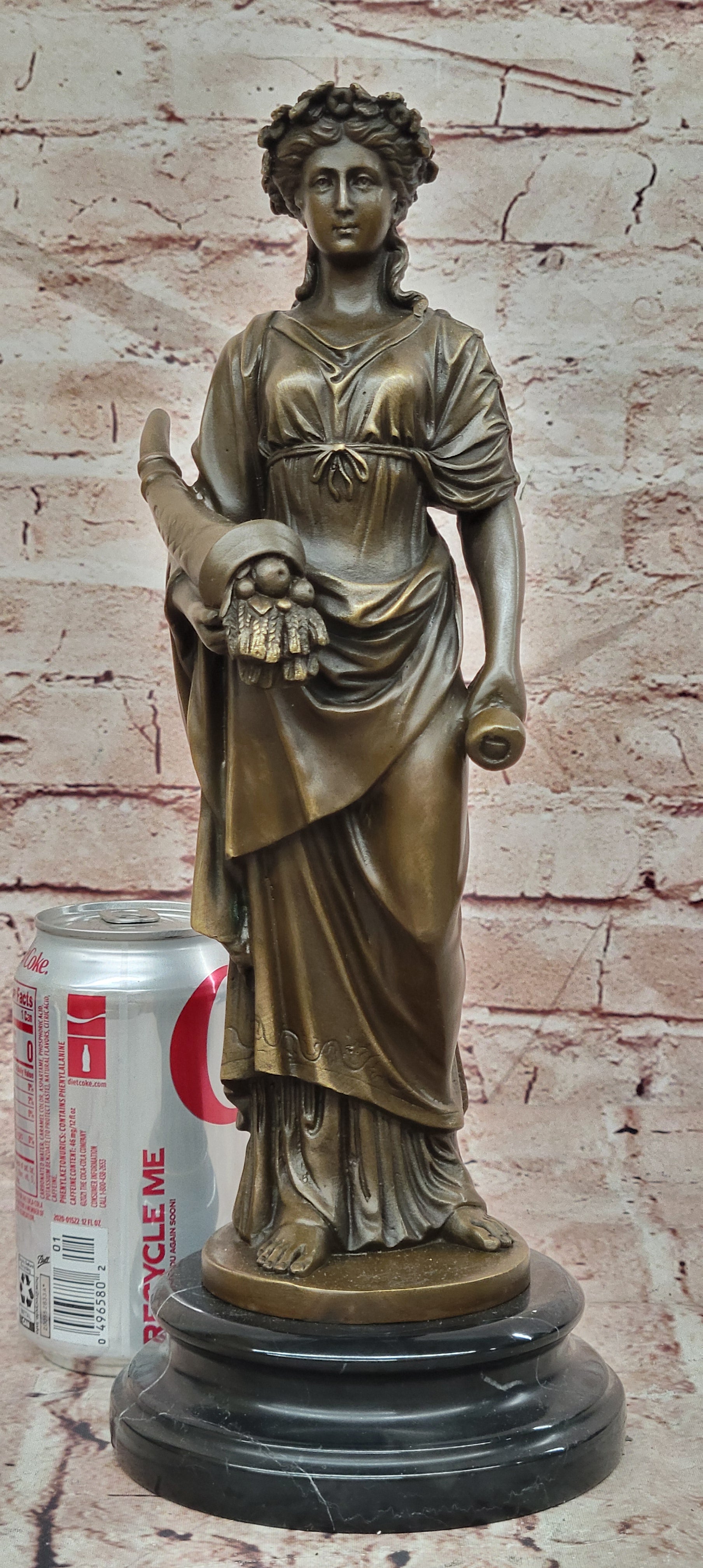 Bronze Seasonal Goddess Statue Four Seasons Signed Cesaro Fine Art Artwork