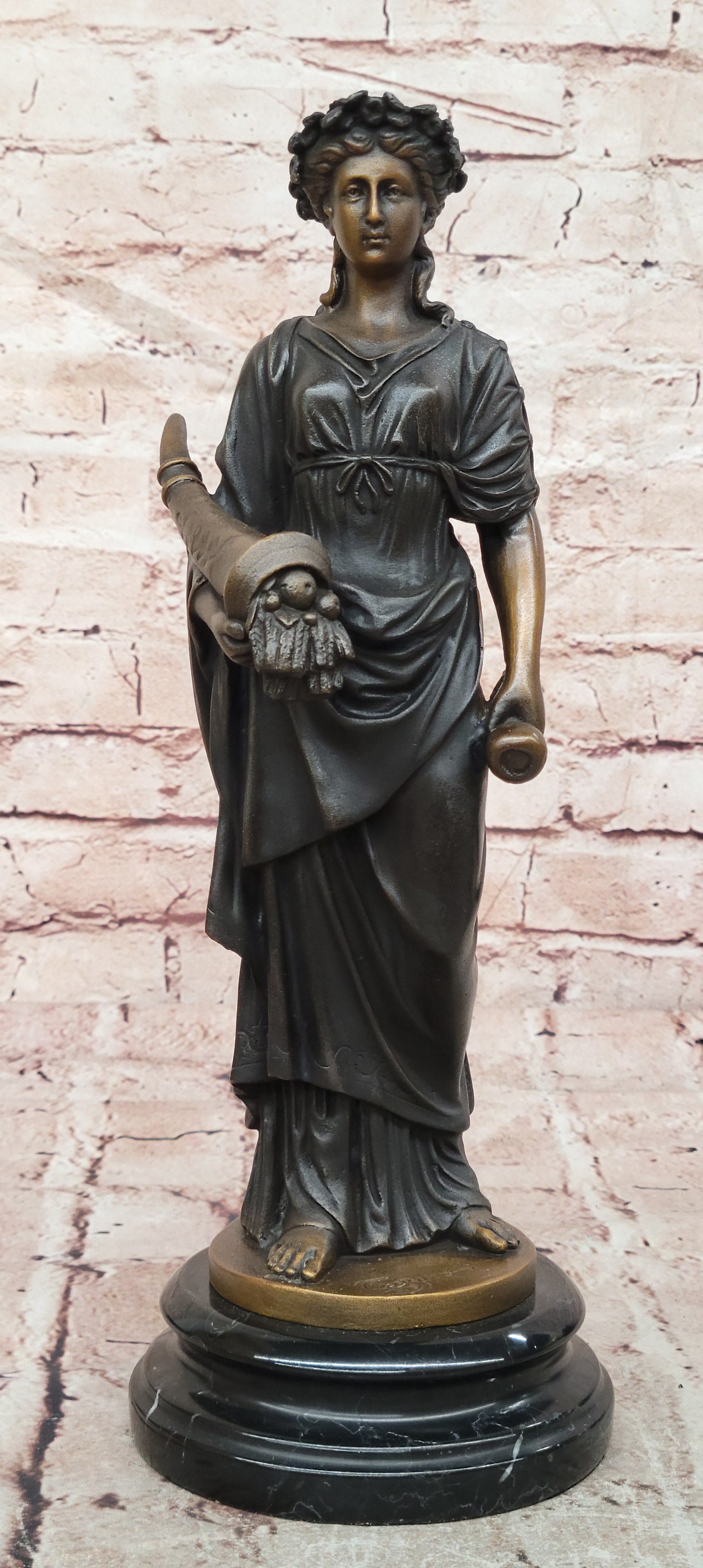 Bronze Seasonal Goddess Statue Four Seasons Signed Cesaro Fine Art Artwork