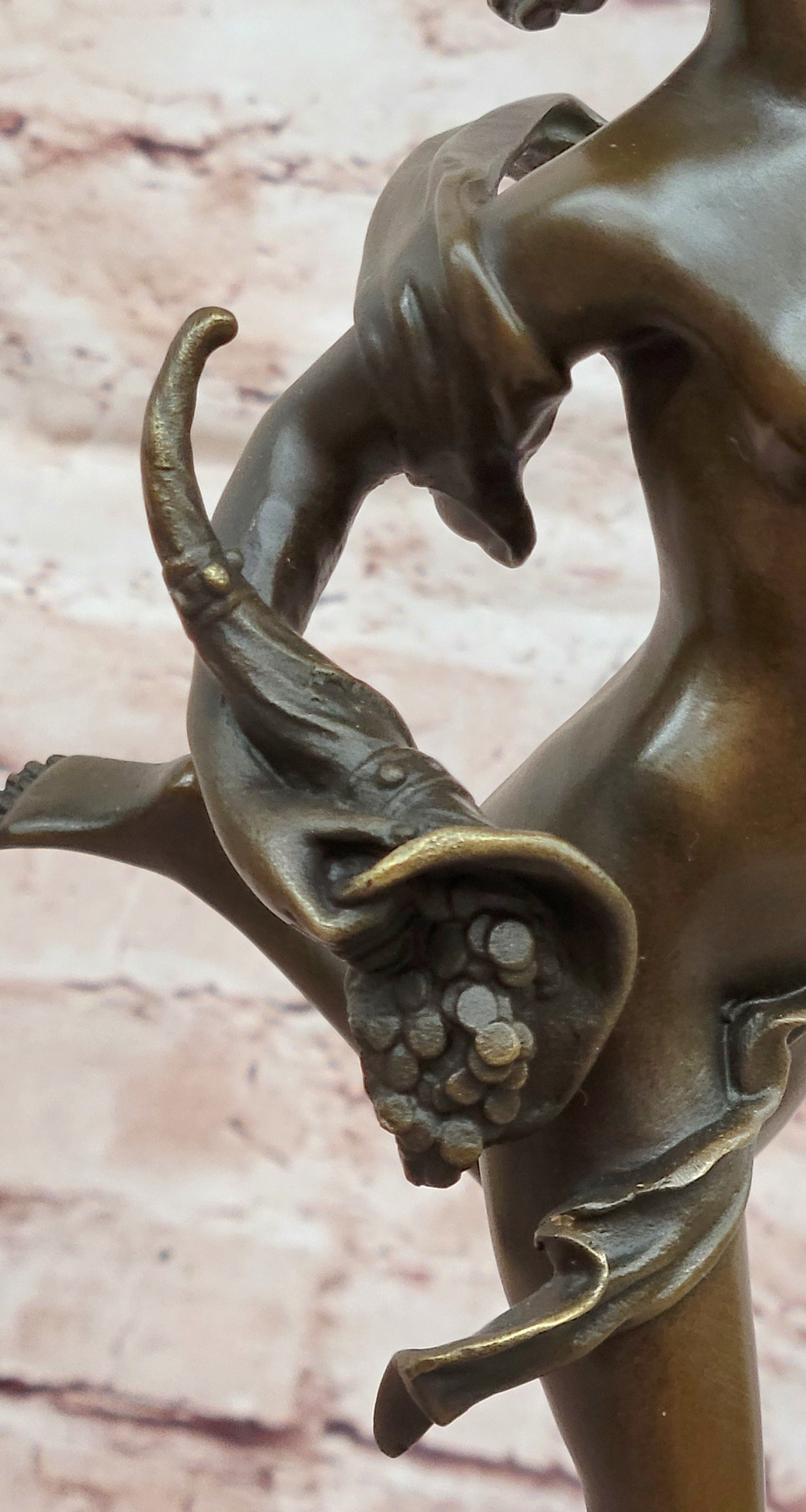 Bronze Lady Fortuna Statue Signed Giambologna Handcrafted Museum Quality