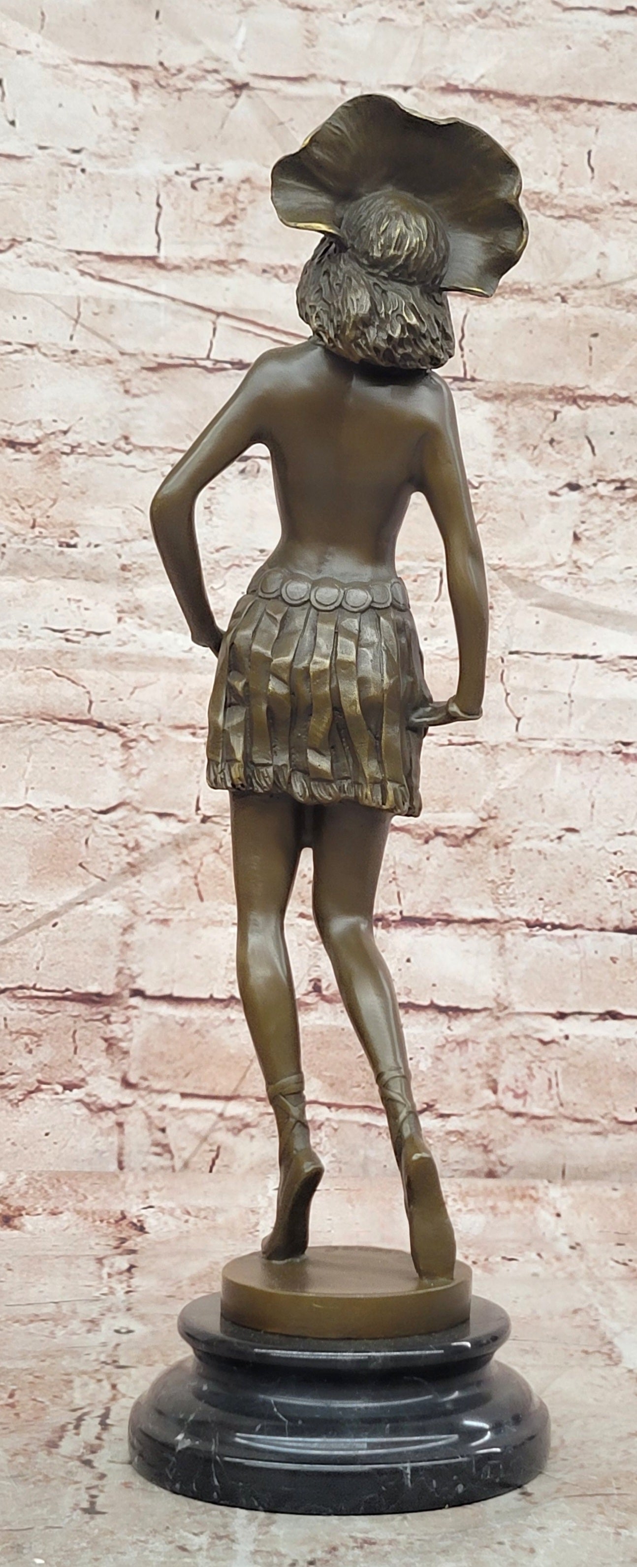 Bronze Elegant Lady Sculpture Josef Lorenzl Art Deco Collectible Artwork Art