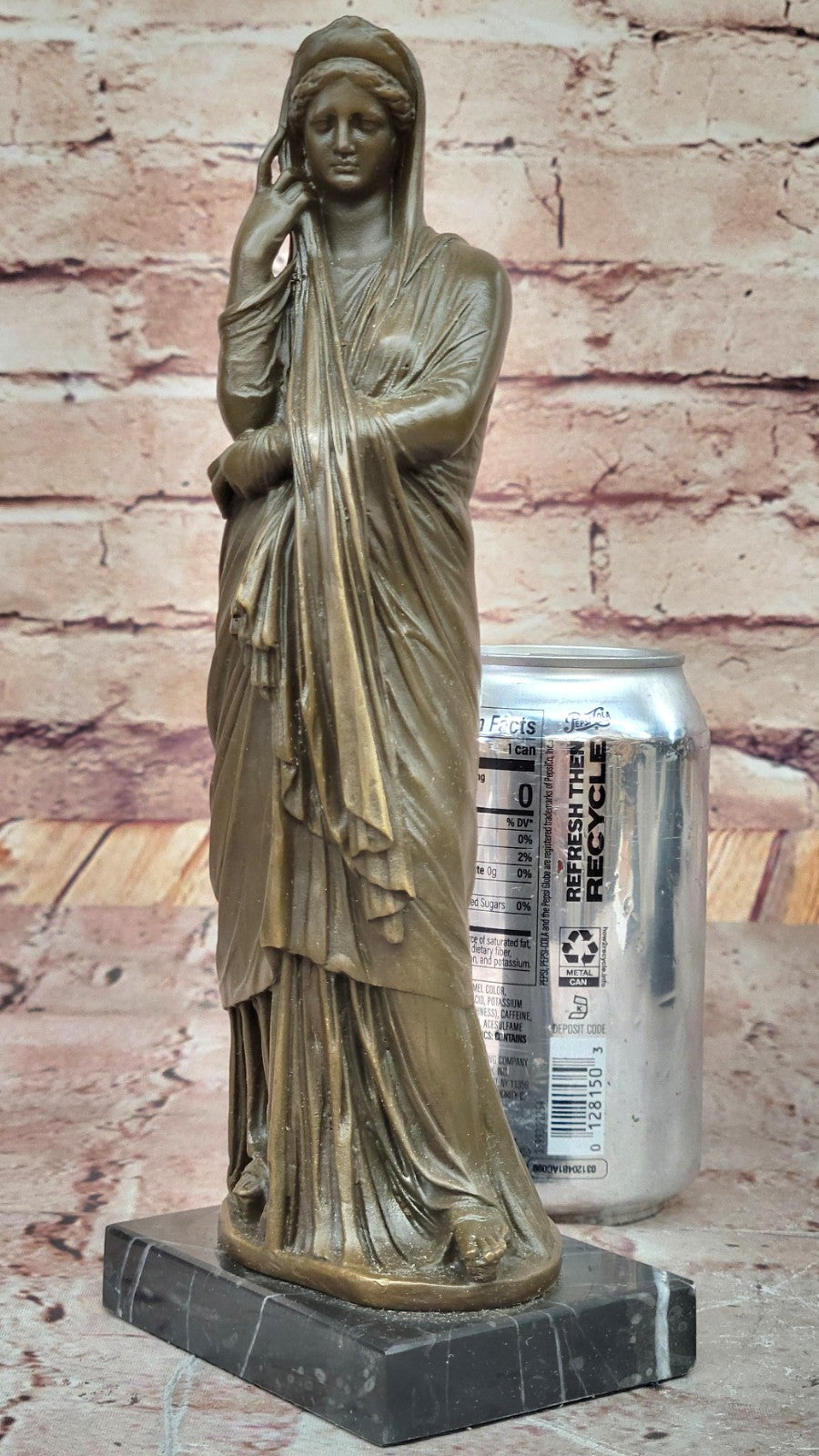 J. Patoue Signed Bronze Female Figure – Vintage Art Deco Collectible Statue