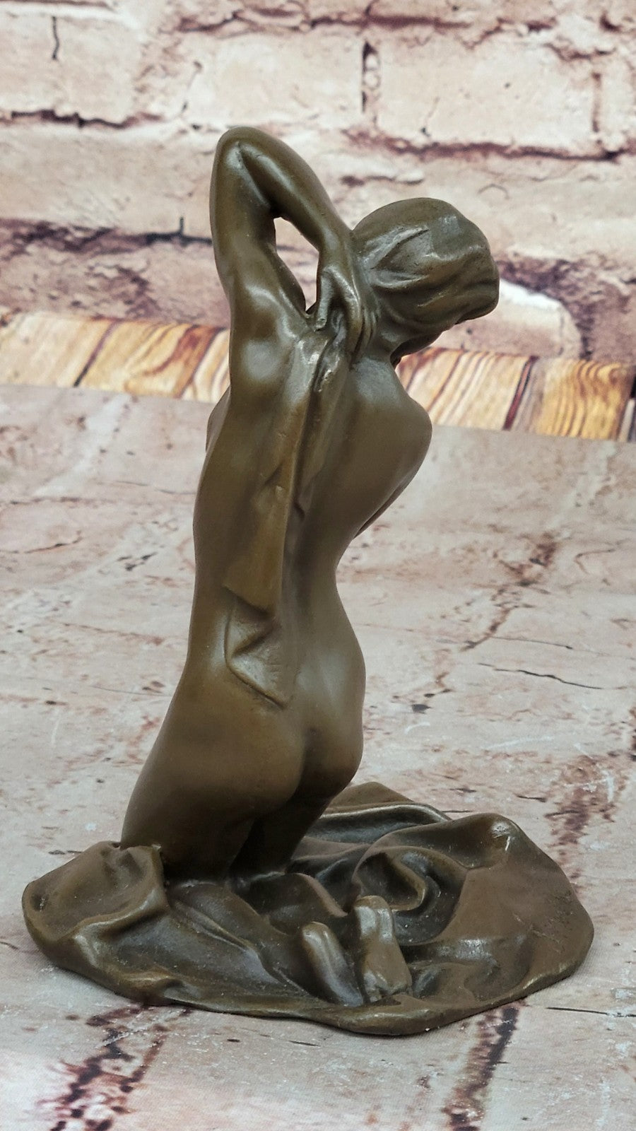 Mavchi Art Deco Naked Girl Bronze Sculpture Hot Cast Elegant Home Decoration Statue