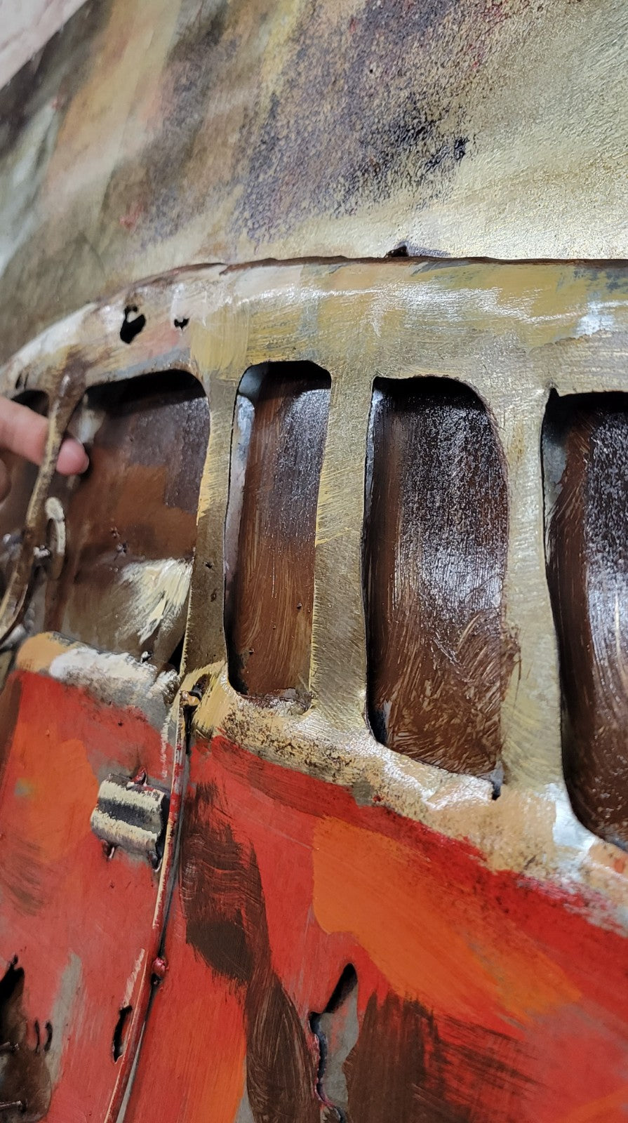 New Car decoration art custom beetle 3d painting graduation souvenirs oil painting