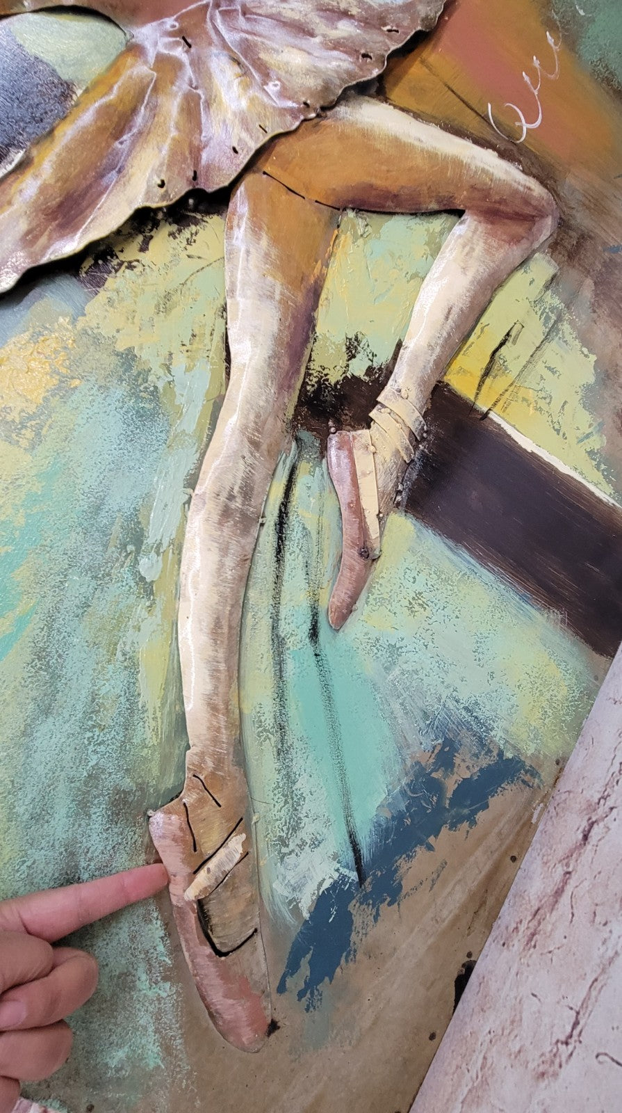 Charming Ballerina Baby girl Nursery Decor Ballerina Wall Art 3-D Painting