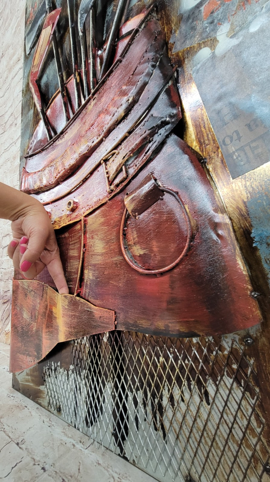 Wrapped Canvas Graphic Fine Art 3-D Oil Painting of Golf Bag with Clubs Figure