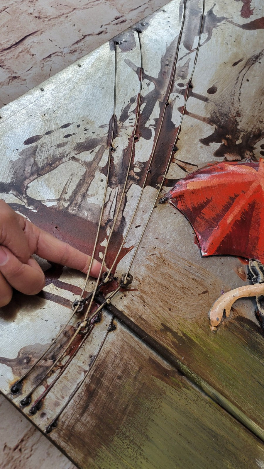 Wall Art 3D Train Full Steam Ahead Man Woman Kissing Classic Artwork Gift