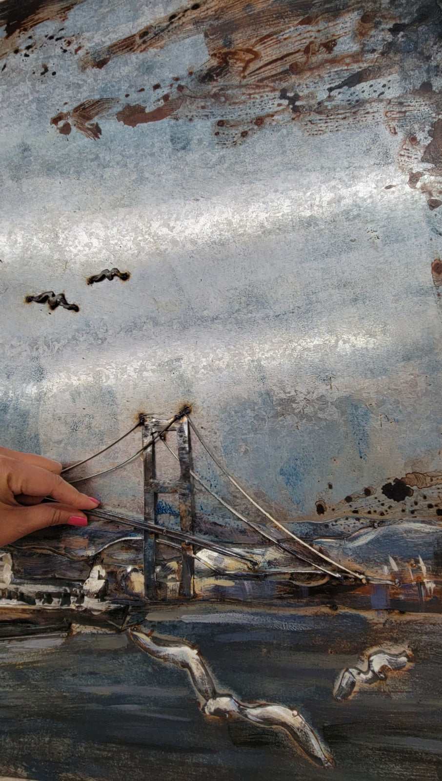 Beautiful Decorative Wall Hanging Painting Istanbul 3D 32 by 40 Inches Art