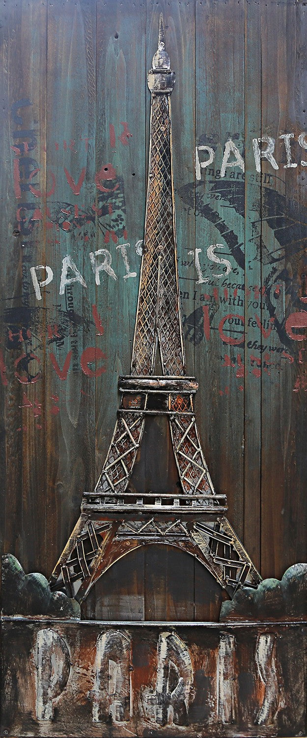 Romantic impressionist Art Artwork Autumn in Paris Wall Art 3 Dimensional Decor