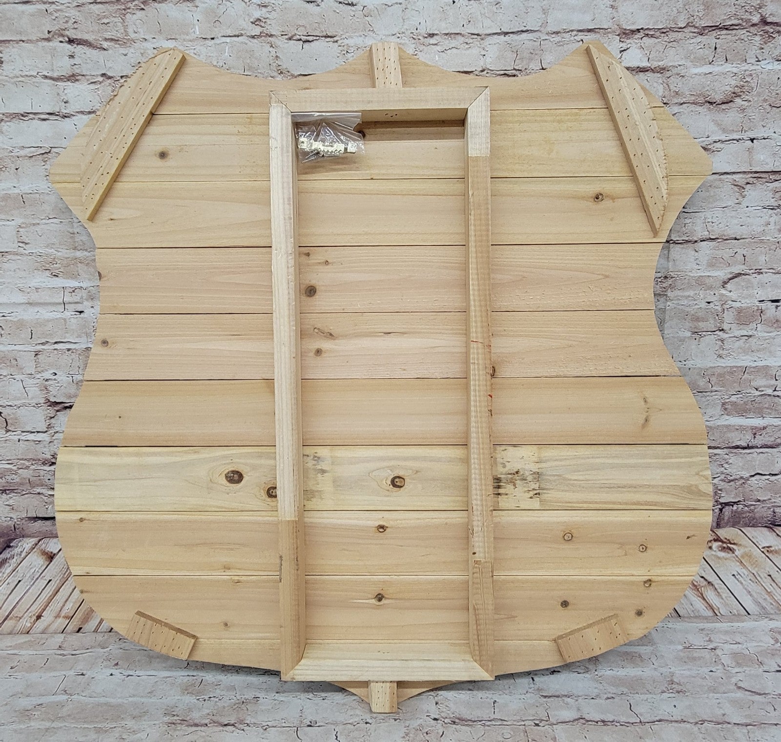 Handcrafted 3D home or office Decor with a Wood Canvas Harley Davidson Gift