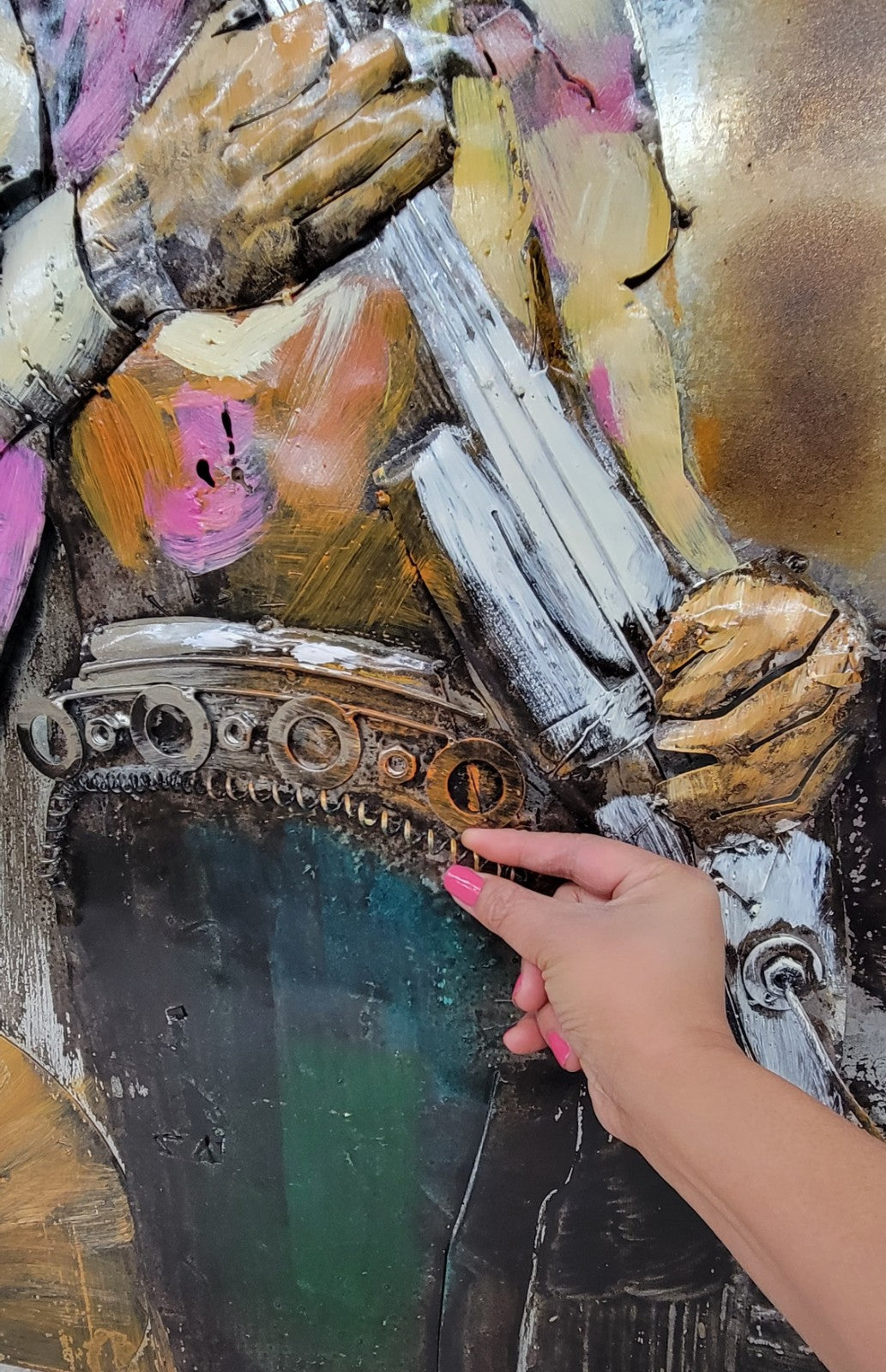 Buy Museum-Quality Jimi Hendrix Original 3D Metal Artwork – Collectible Fine Art for Sale